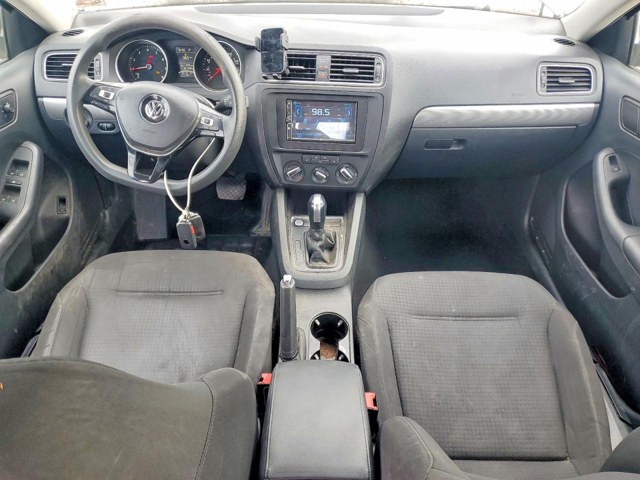 2015 Volkswagen Jetta Se Gray vin: 3VWD17AJXFM250721