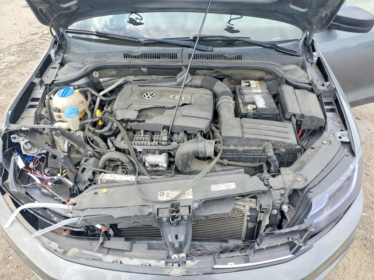 2015 Volkswagen Jetta Se Gray vin: 3VWD17AJXFM250721