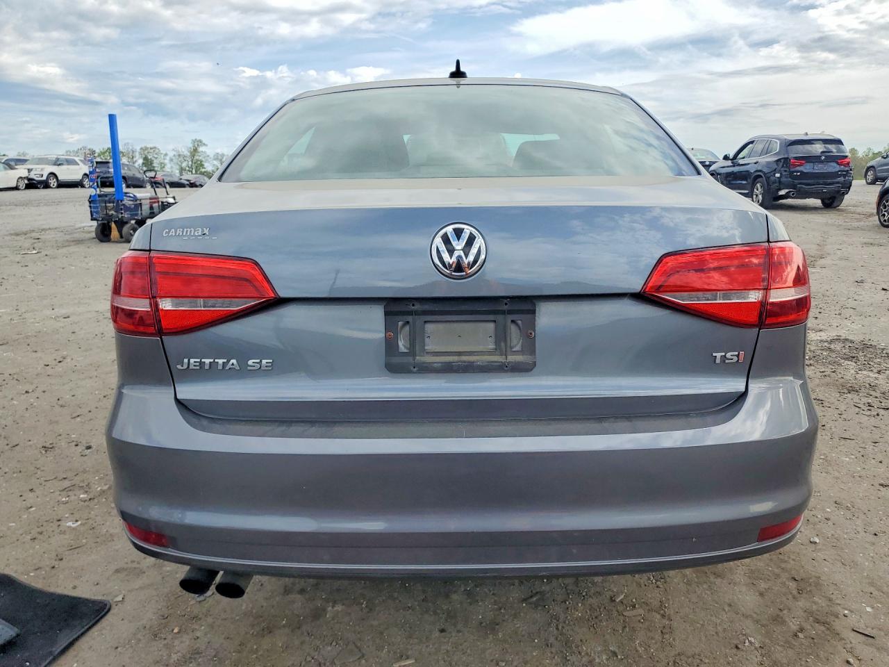 2015 Volkswagen Jetta Se Gray vin: 3VWD17AJXFM250721
