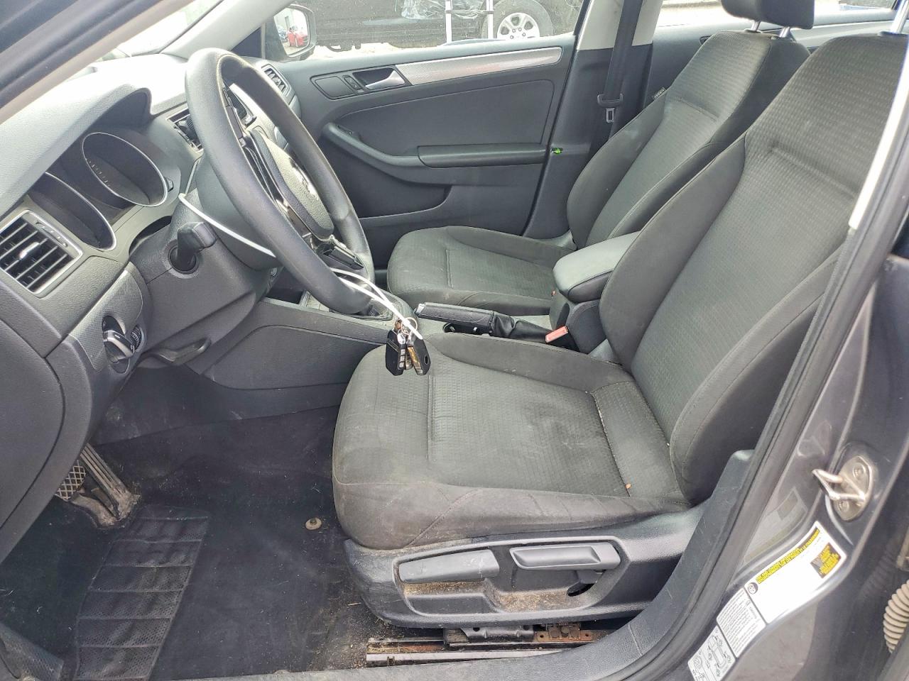 2015 Volkswagen Jetta Se Gray vin: 3VWD17AJXFM250721