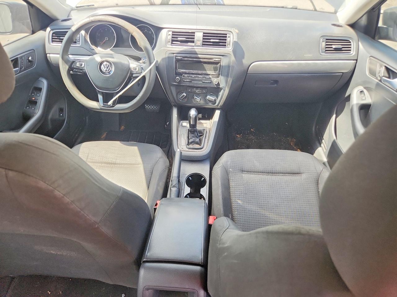 2015 Volkswagen Jetta Se Gray vin: 3VWD17AJXFM251111