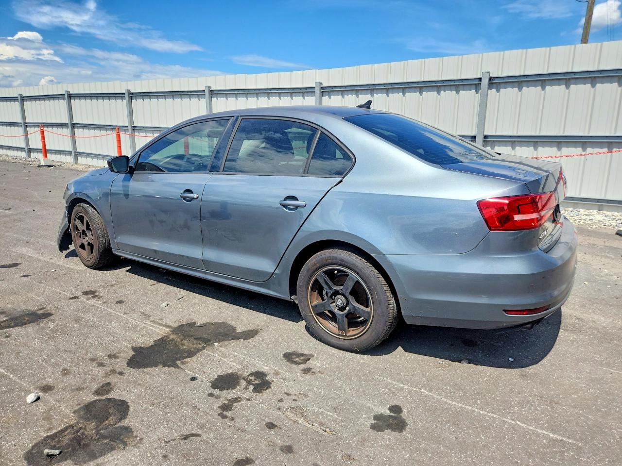 2015 Volkswagen Jetta Se Gray vin: 3VWD17AJXFM251111