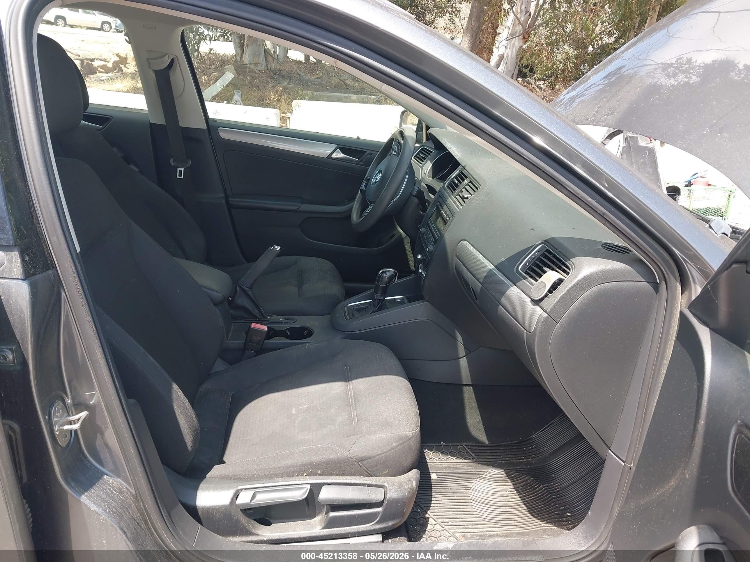 2015 Volkswagen Jetta 1.8t Se Gray vin: 3VWD17AJXFM260519