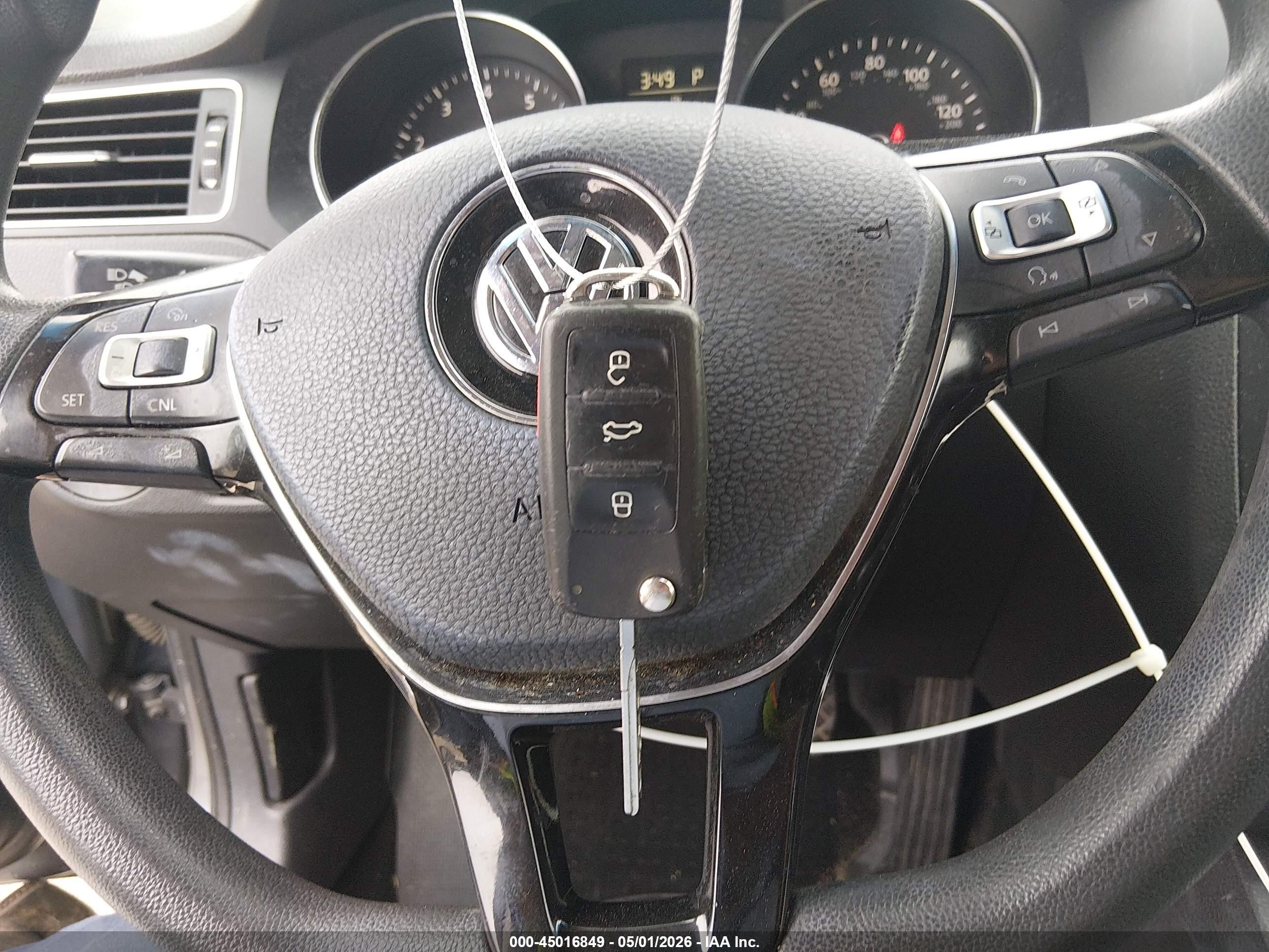 2015 Volkswagen Jetta 1.8t Se Gray vin: 3VWD17AJXFM271780