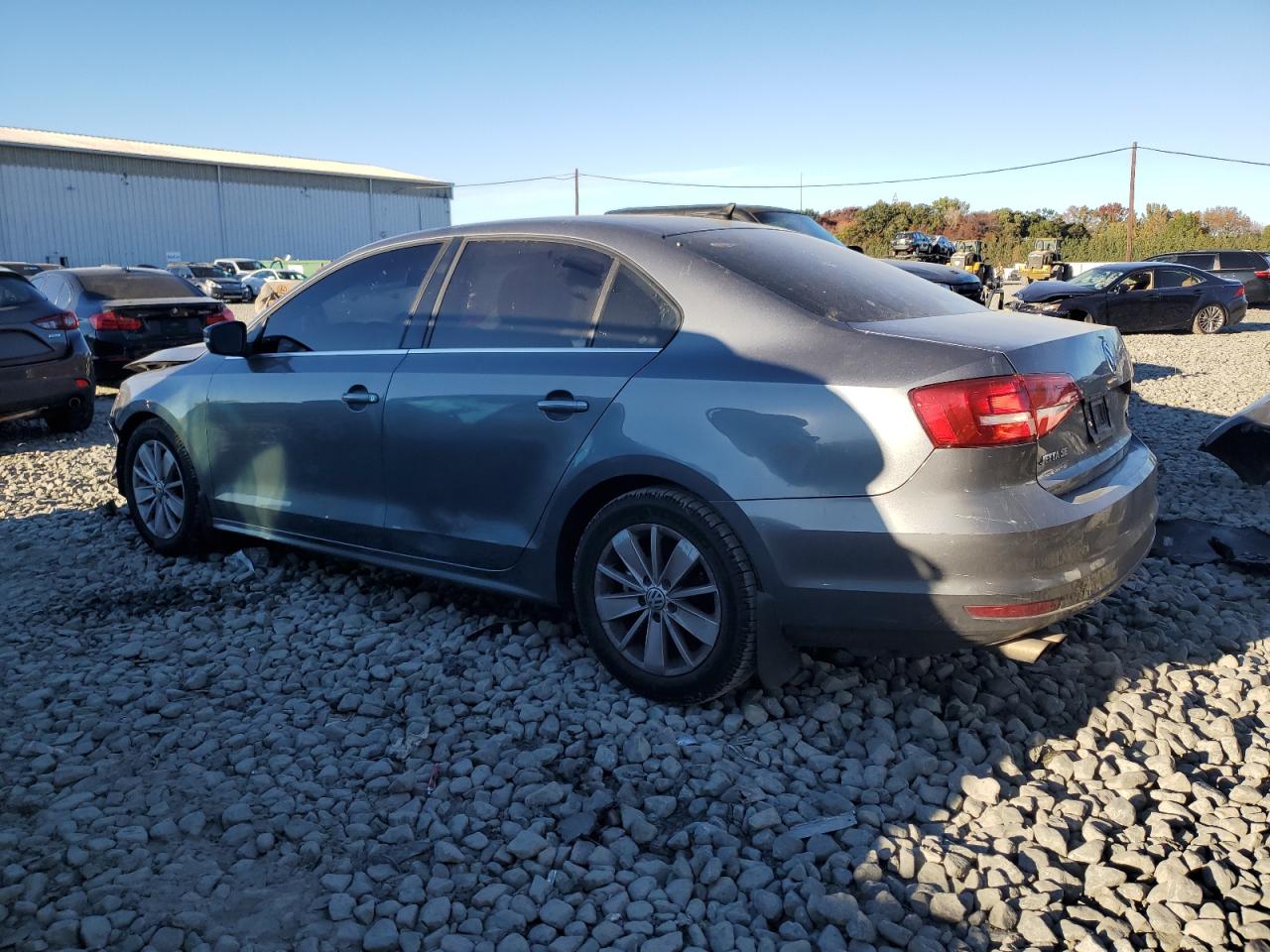 2015 Volkswagen Jetta Se Серый vin: 3VWD17AJXFM309704
