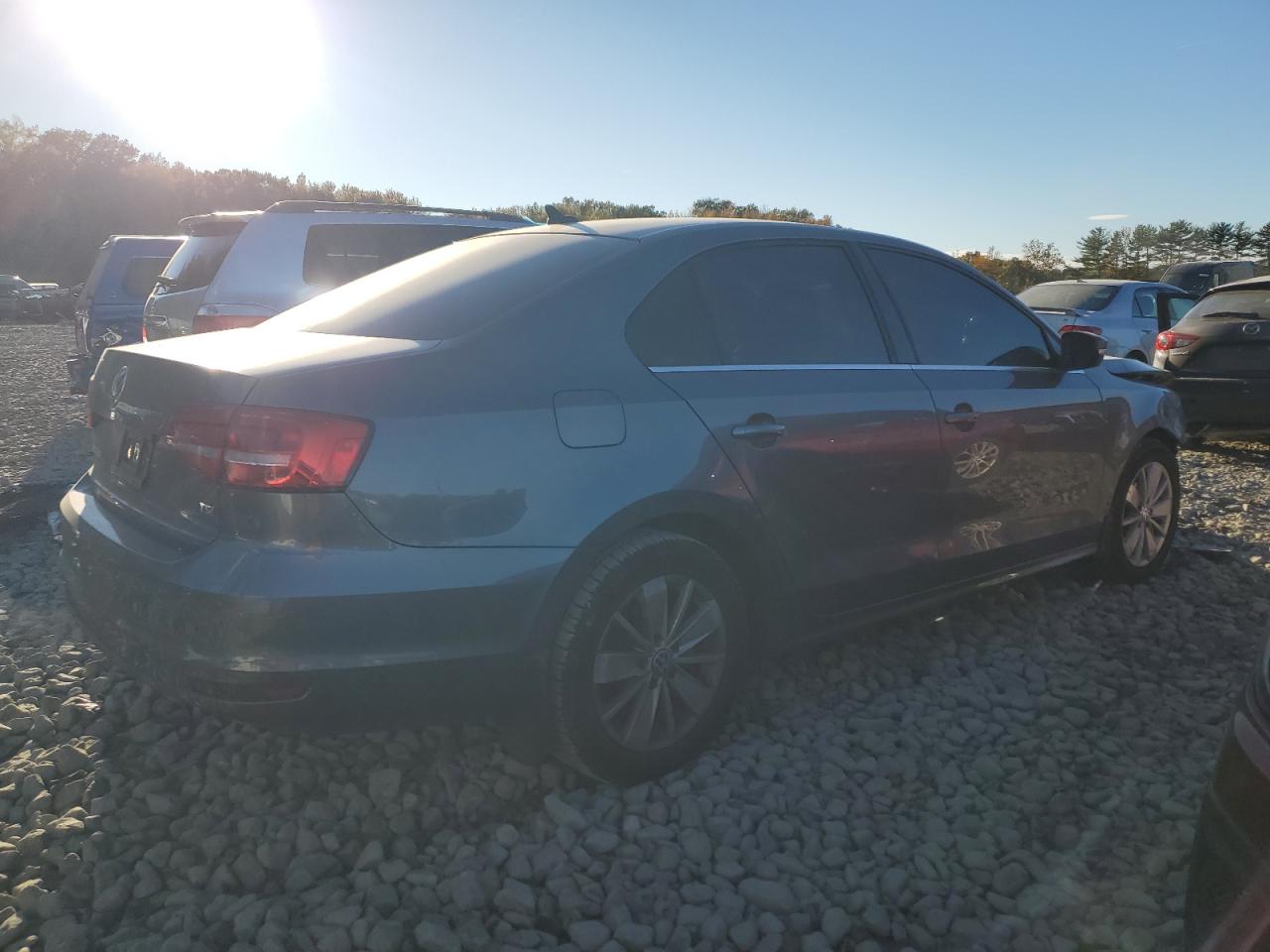 2015 Volkswagen Jetta Se Серый vin: 3VWD17AJXFM309704