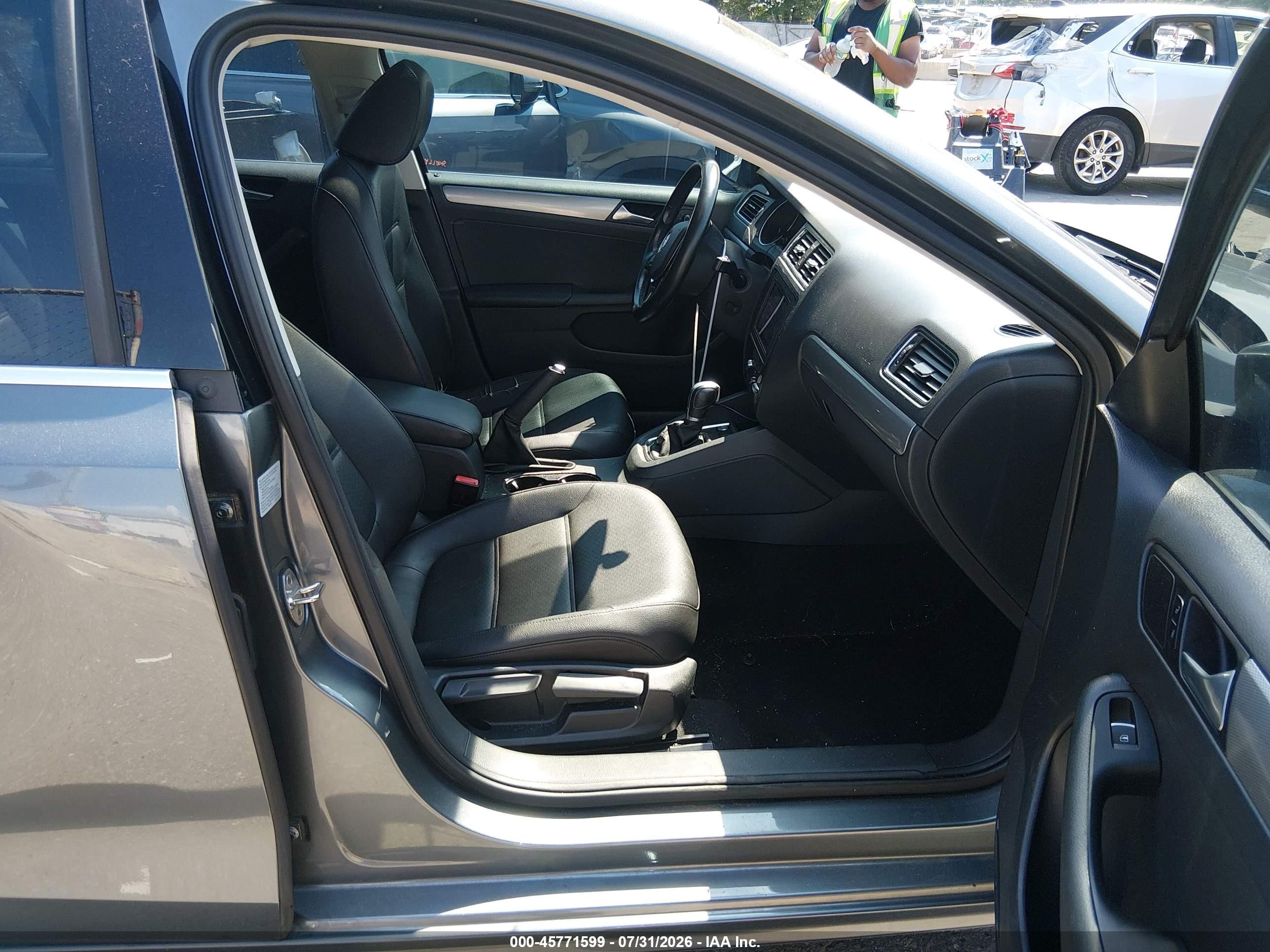 2015 Volkswagen Jetta 1.8t Se Серый vin: 3VWD17AJXFM316815