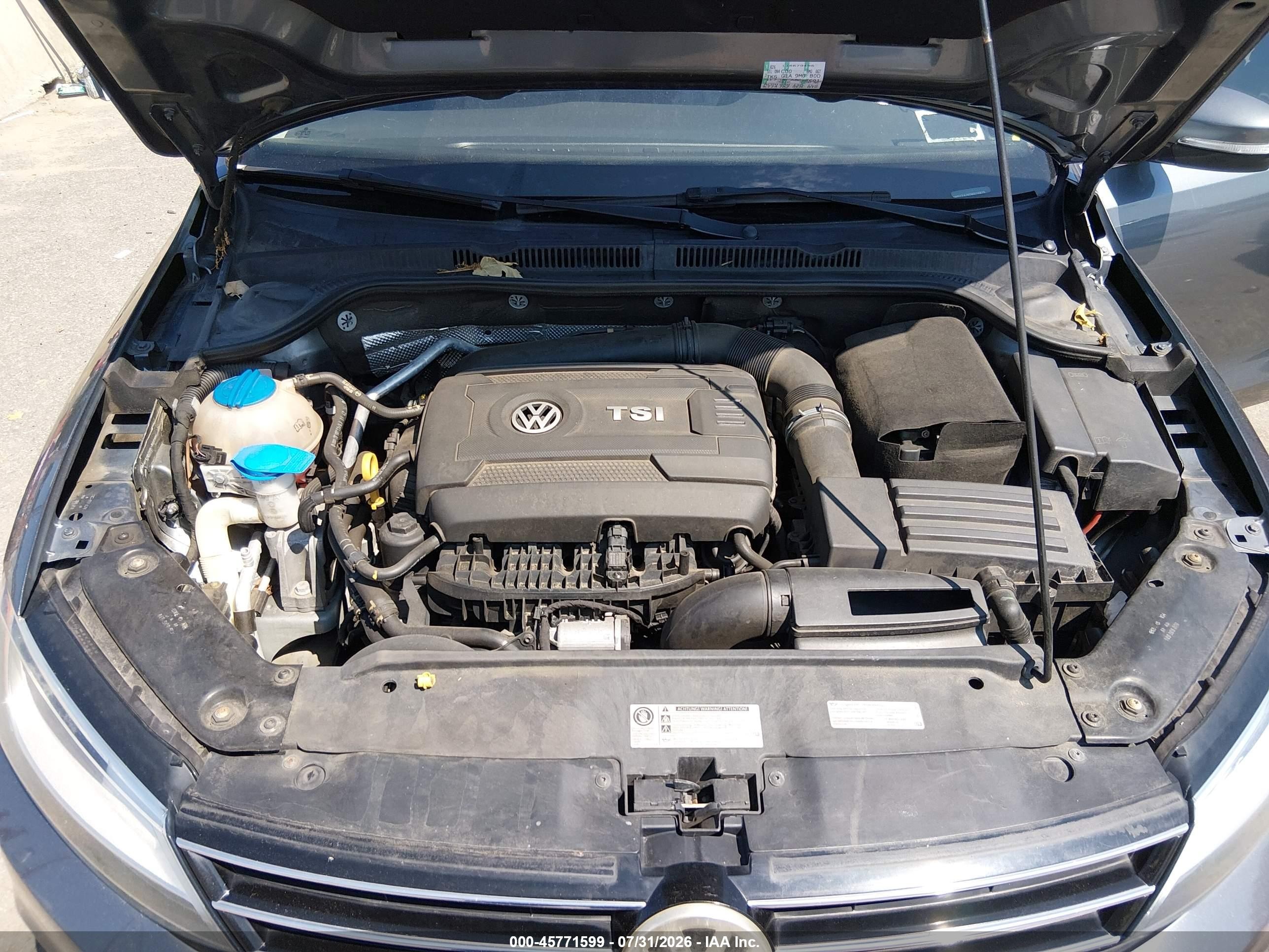 2015 Volkswagen Jetta 1.8t Se Серый vin: 3VWD17AJXFM316815