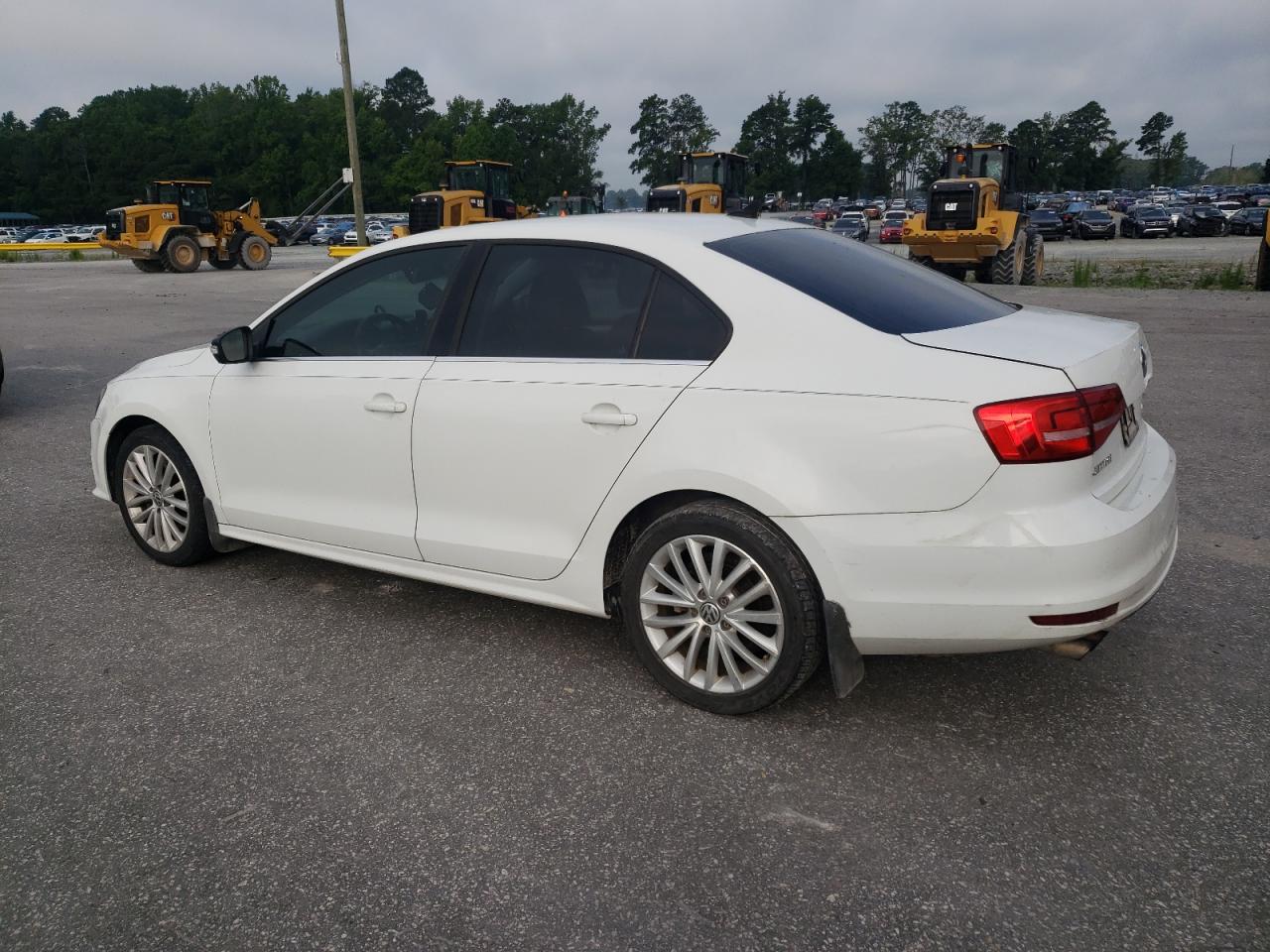 2015 Volkswagen Jetta Se Белый vin: 3VWD17AJXFM317429
