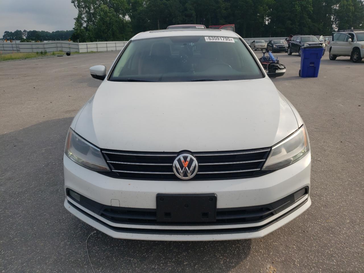 2015 Volkswagen Jetta Se Белый vin: 3VWD17AJXFM317429