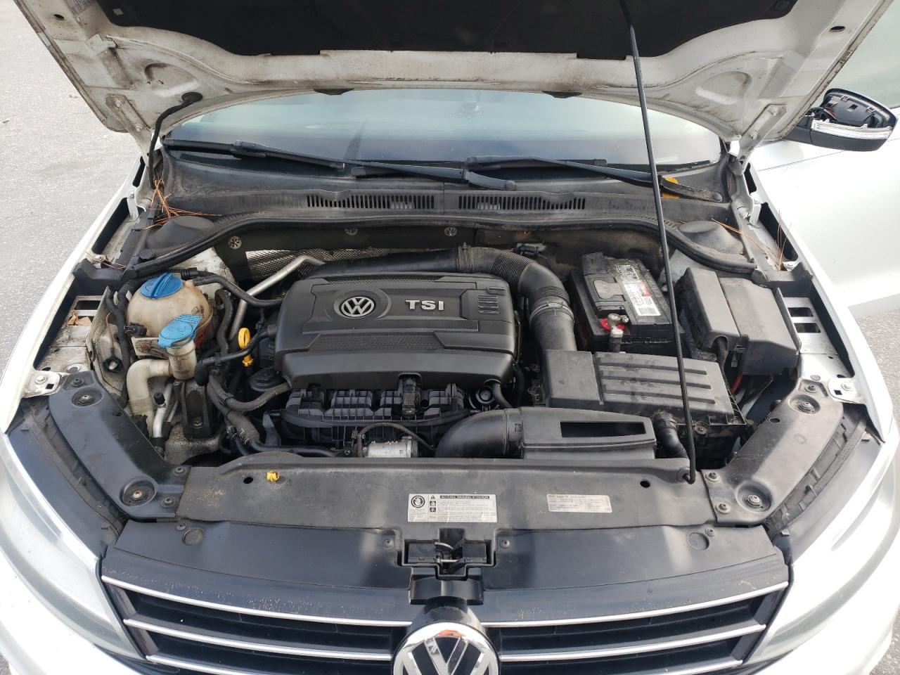 2015 Volkswagen Jetta Se Белый vin: 3VWD17AJXFM317429