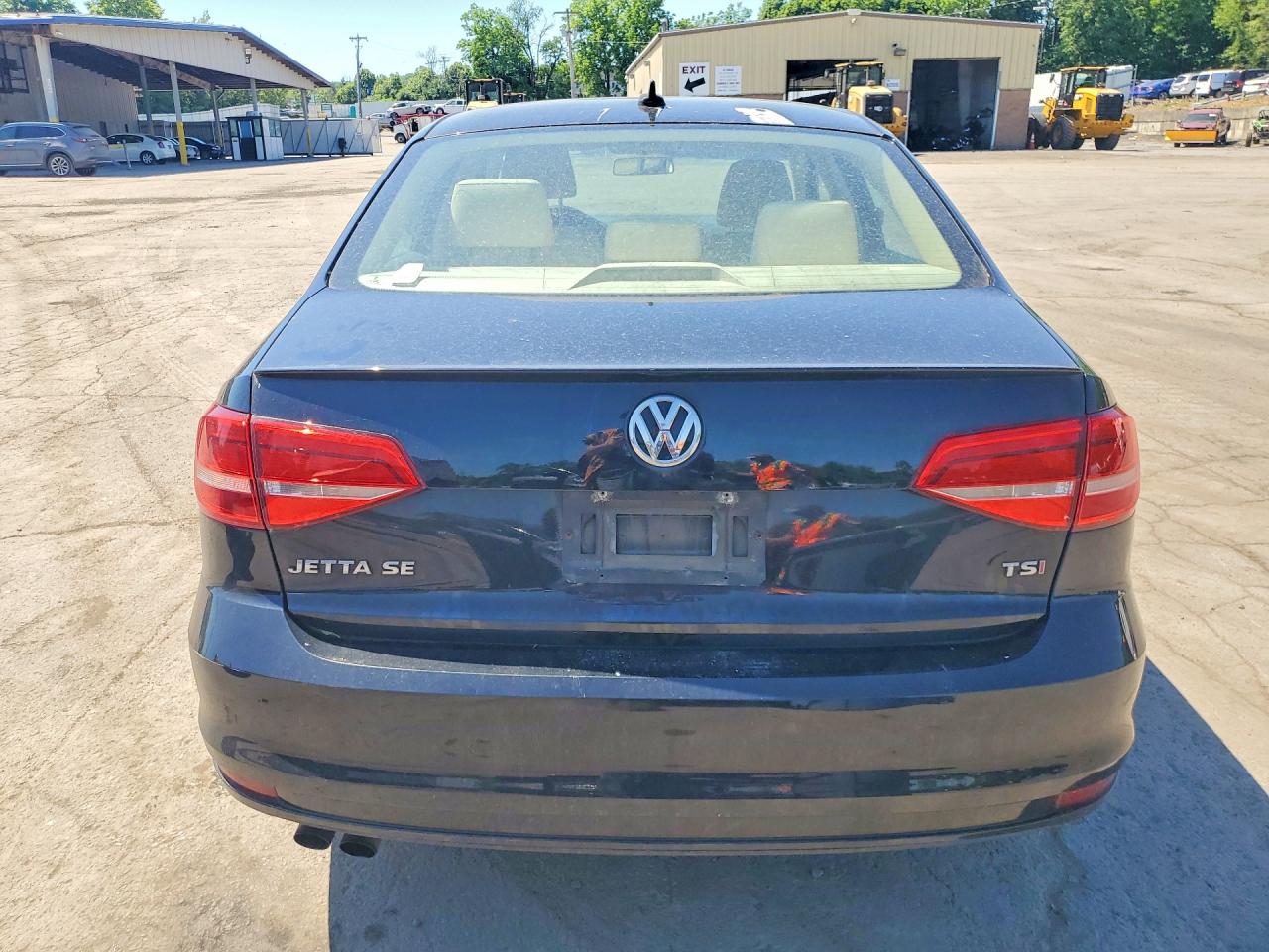2015 Volkswagen Jetta Se Black vin: 3VWD17AJXFM351404