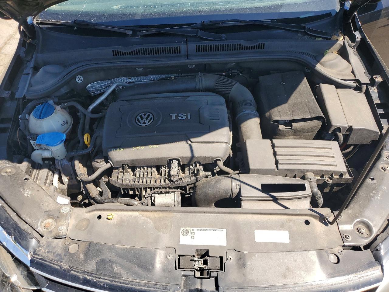 2015 Volkswagen Jetta Se Black vin: 3VWD17AJXFM351404