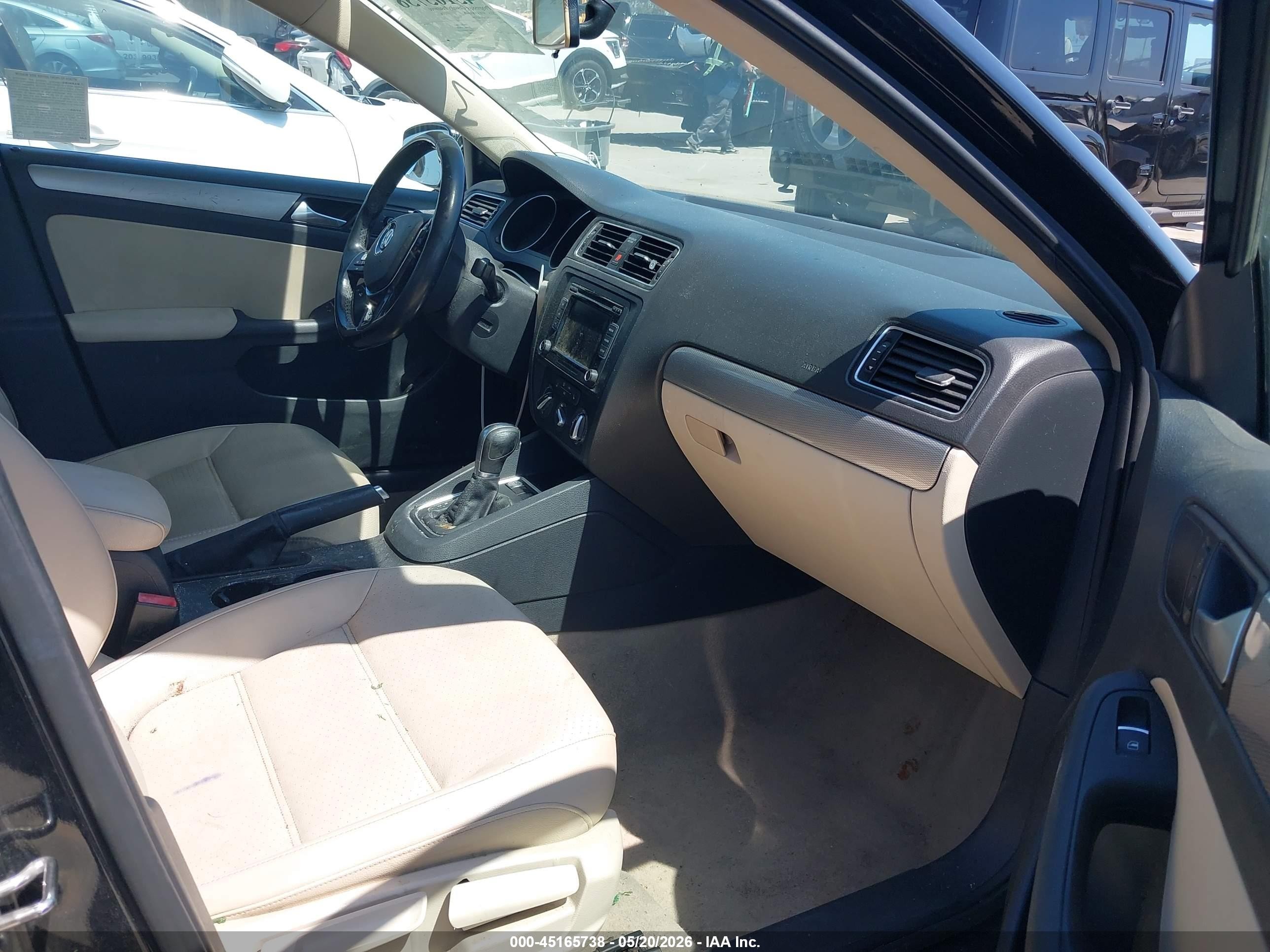 2015 Volkswagen Jetta 1.8t Se Black vin: 3VWD17AJXFM357204
