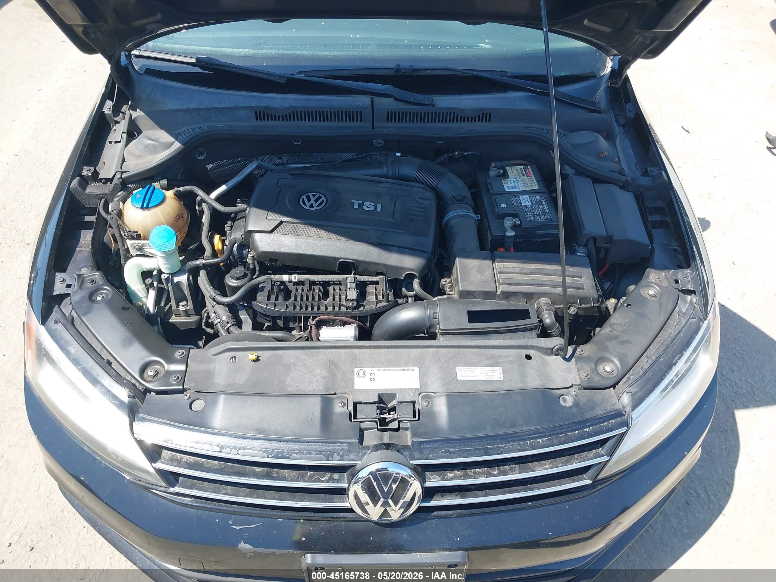 2015 Volkswagen Jetta 1.8t Se Black vin: 3VWD17AJXFM357204