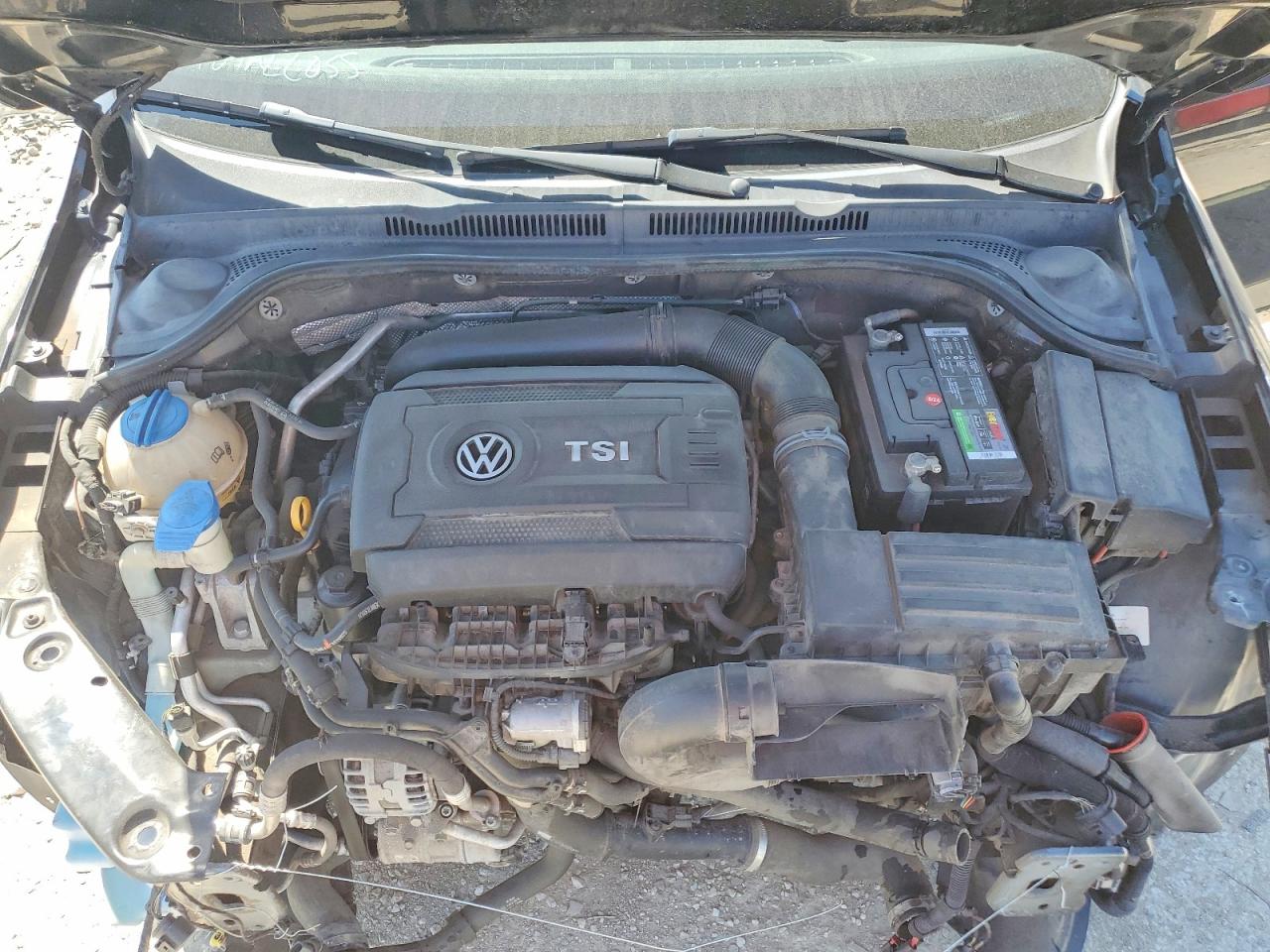 2015 Volkswagen Jetta Se Black vin: 3VWD17AJXFM407017