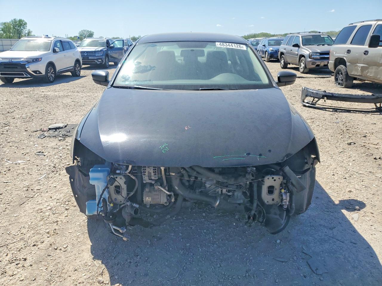 2015 Volkswagen Jetta Se Black vin: 3VWD17AJXFM407017