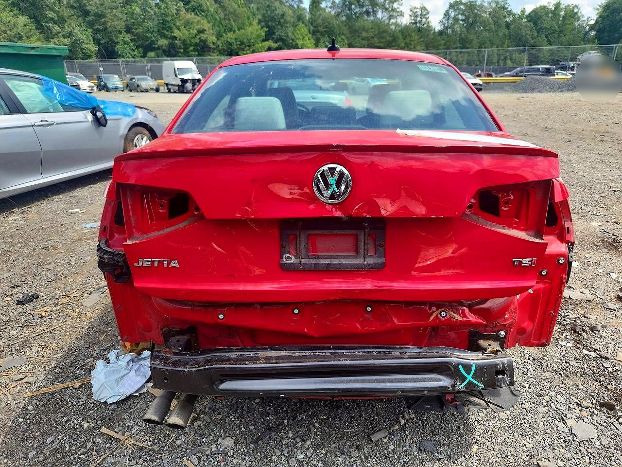 2017 Volkswagen Jetta Sport Red vin: 3VWD17AJXHM397446
