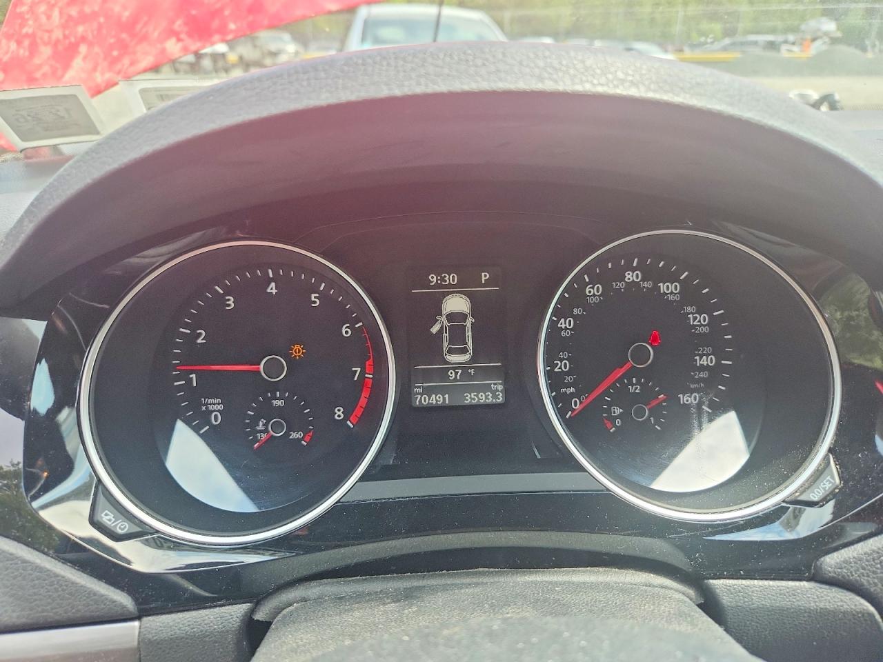 2017 Volkswagen Jetta Sport Red vin: 3VWD17AJXHM397446
