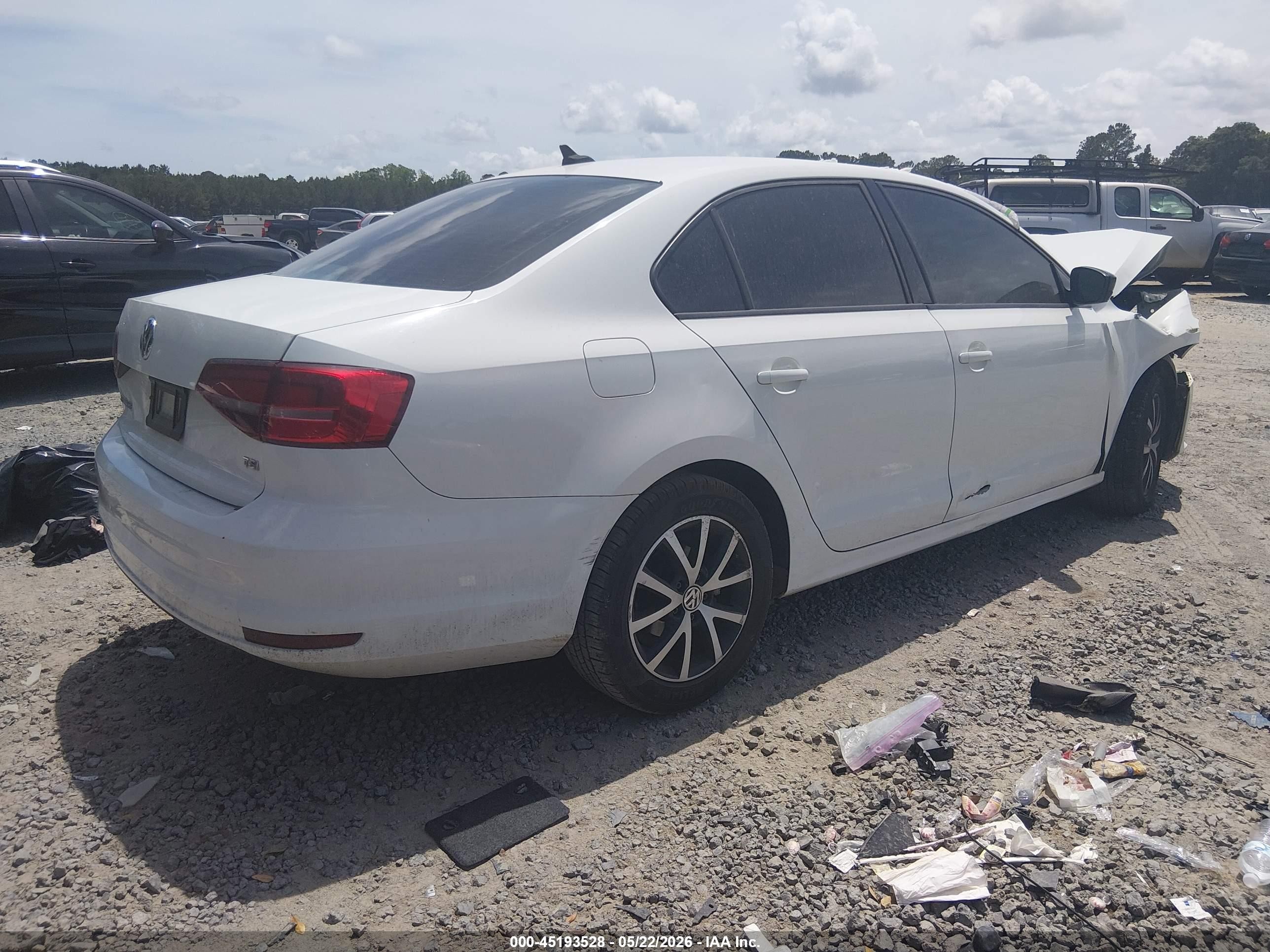 2016 Volkswagen Jetta 1.4t Se White vin: 3VWD67AJ0GM314042