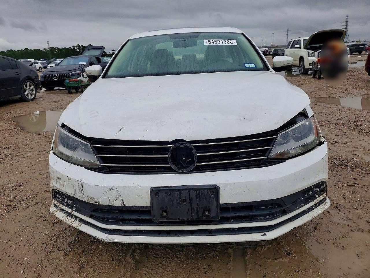 2016 Volkswagen Jetta Se White vin: 3VWD67AJ1GM237536