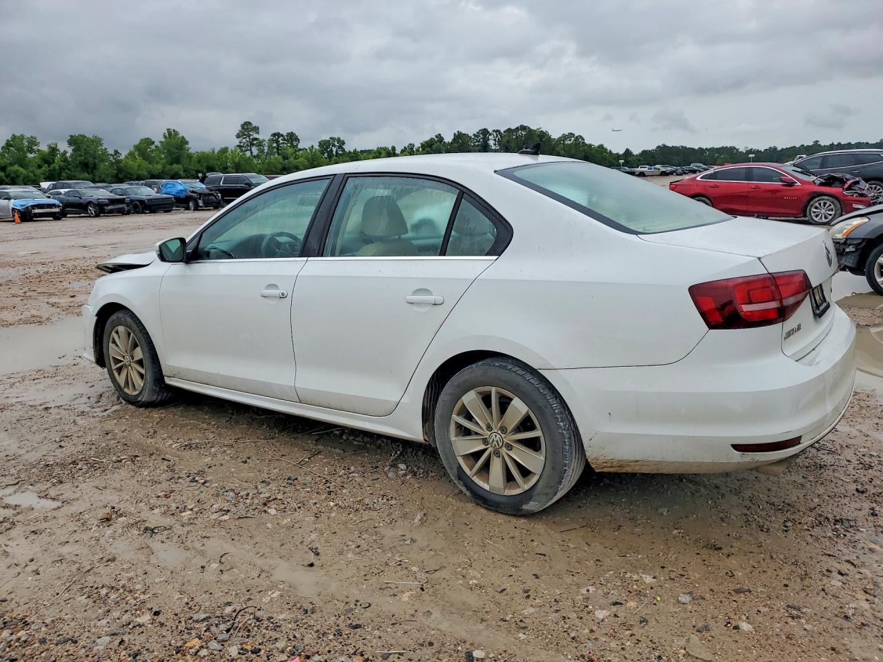 2016 Volkswagen Jetta Se White vin: 3VWD67AJ1GM237536