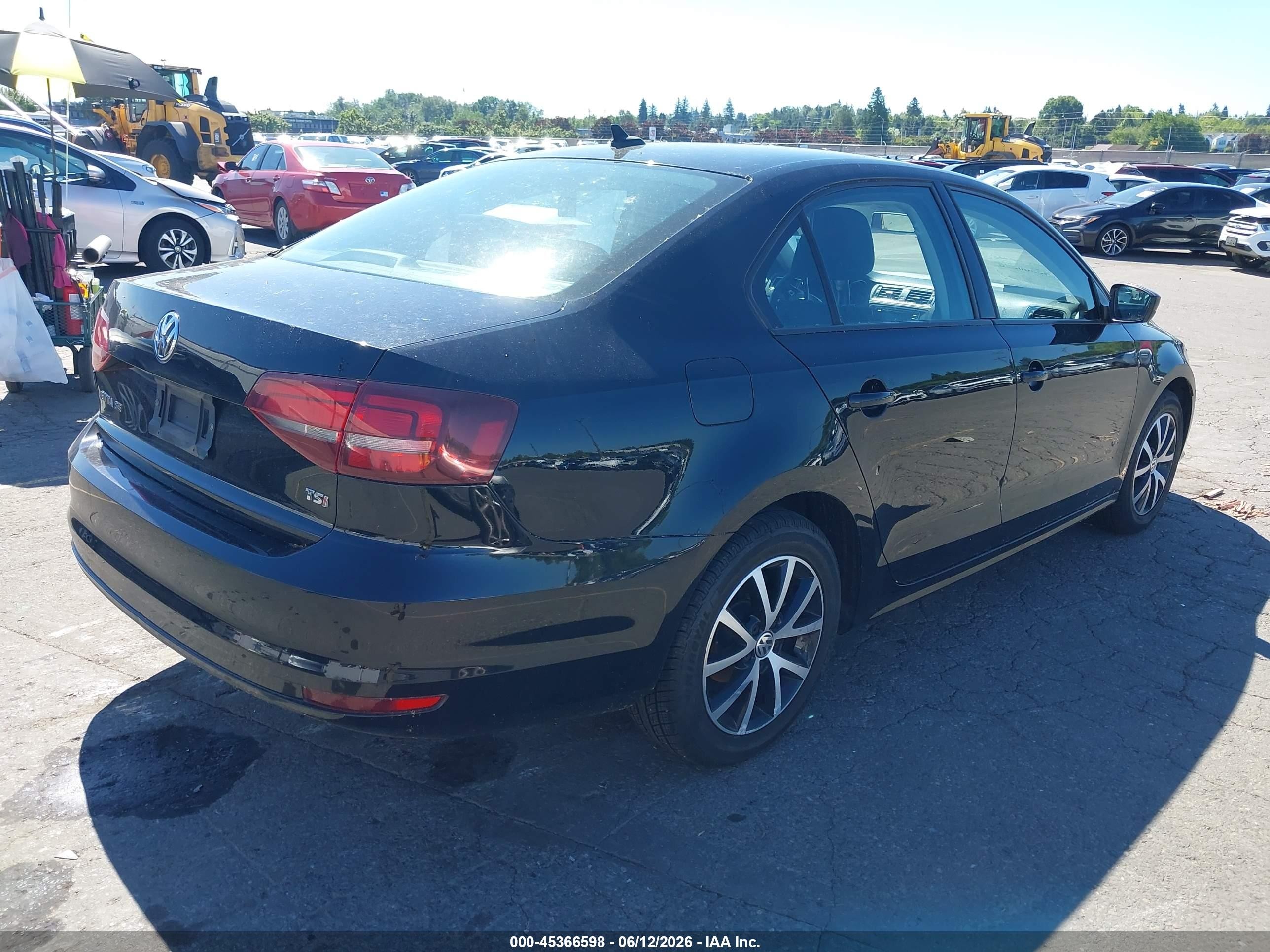 2016 Volkswagen Jetta 1.4t Se Black vin: 3VWD67AJ1GM365064