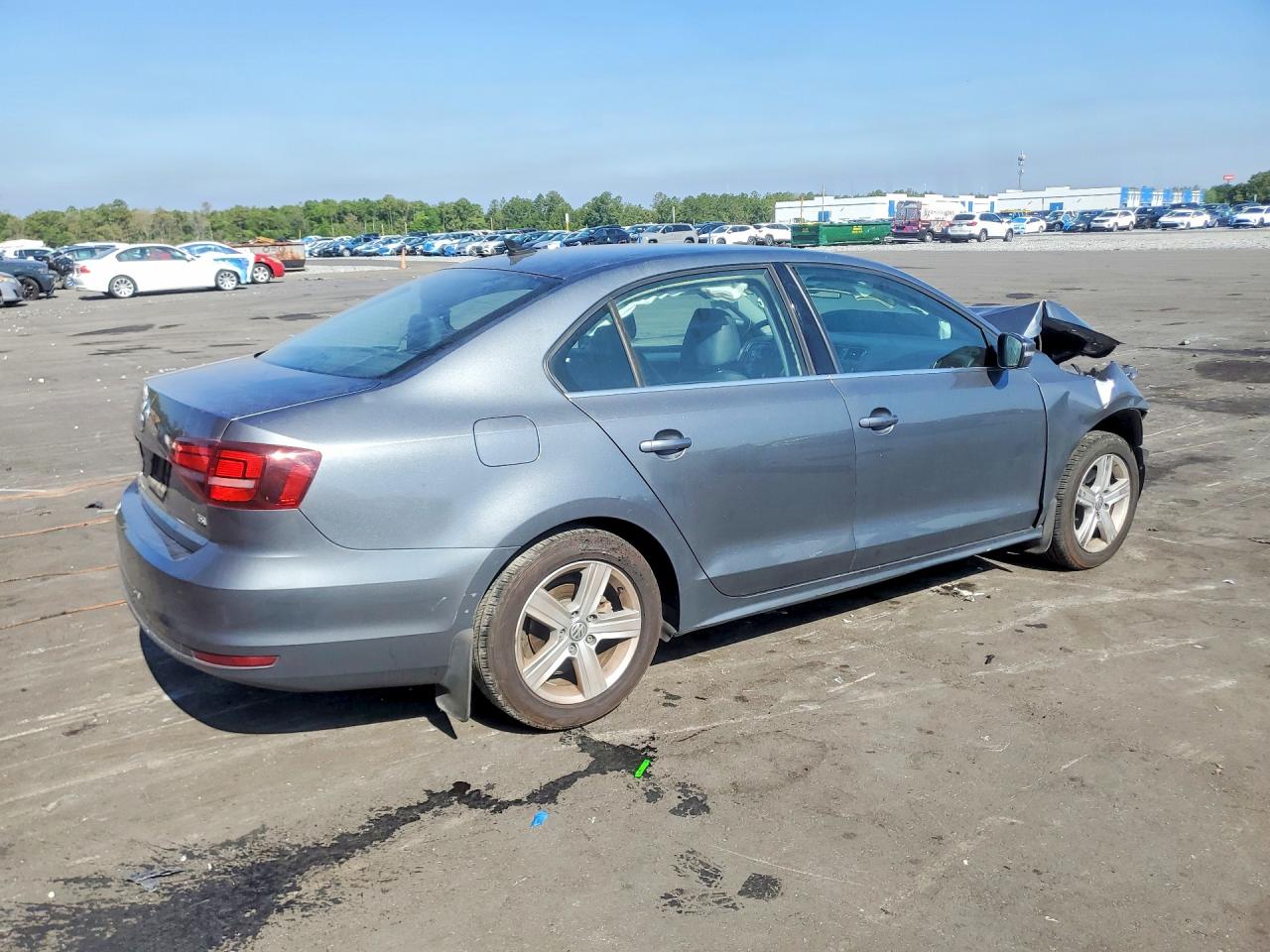 2016 Volkswagen Jetta Se Gray vin: 3VWD67AJ1GM414697