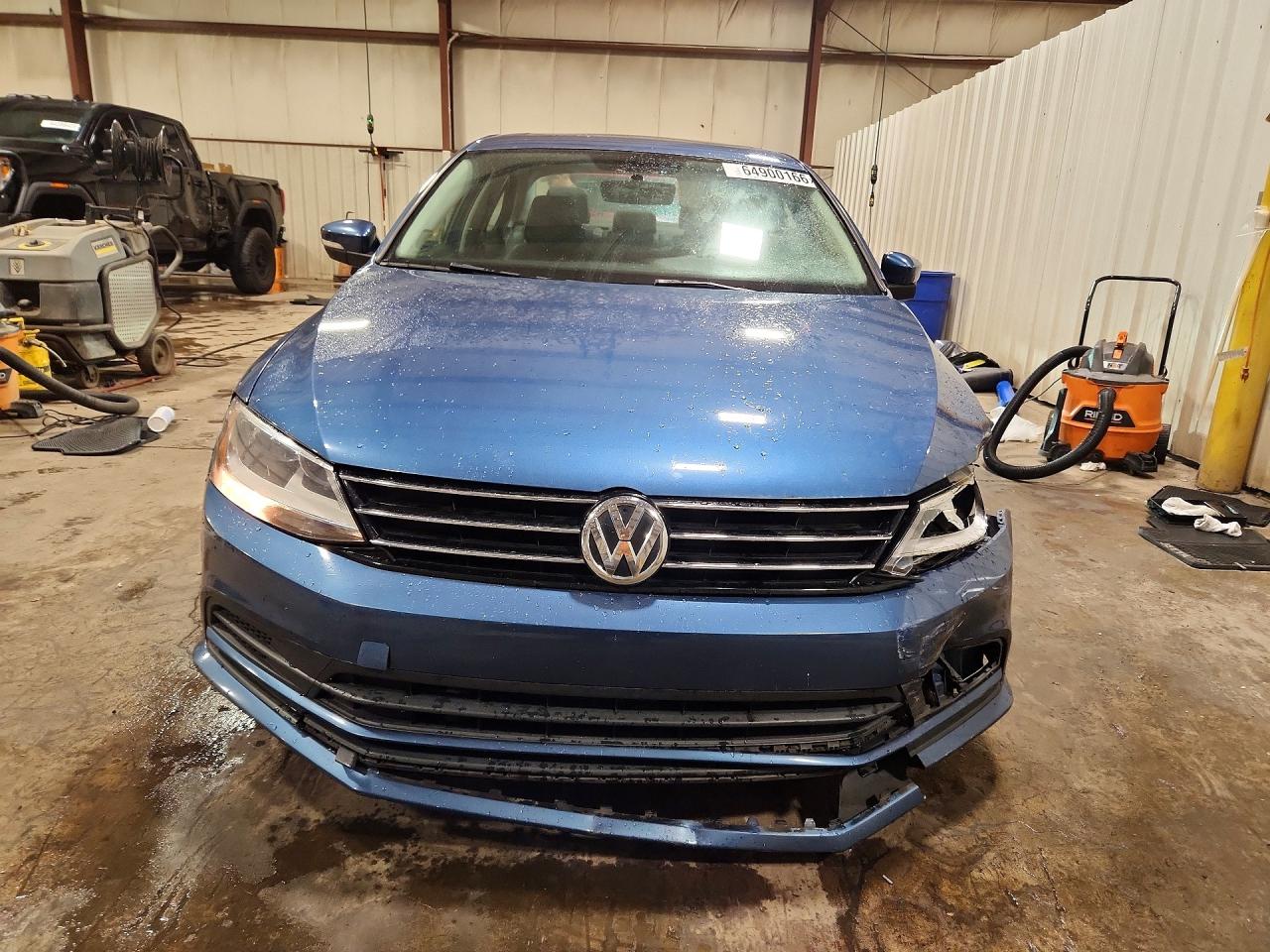 2016 Volkswagen Jetta Se Blue vin: 3VWD67AJ5GM415593