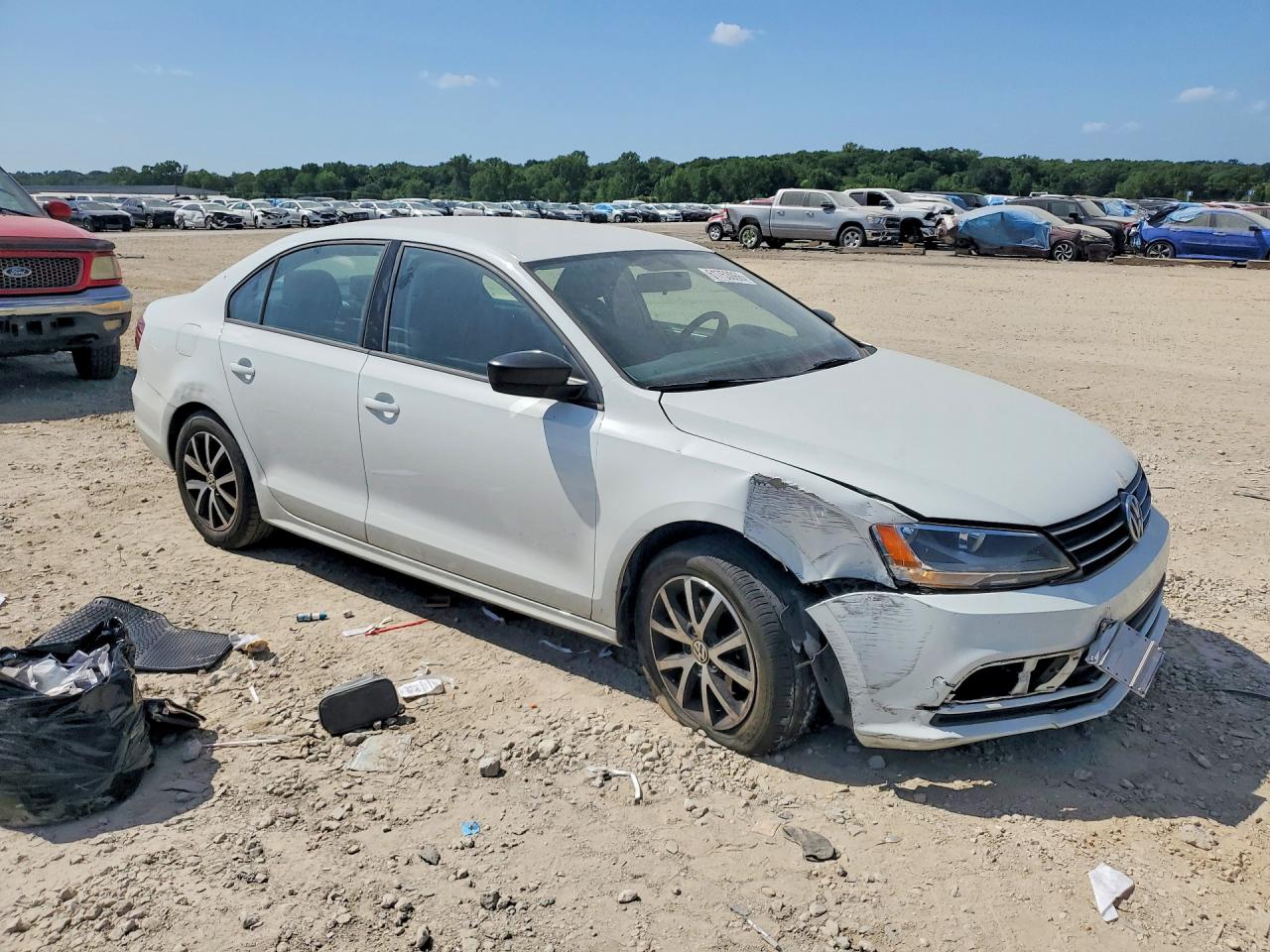 2016 Volkswagen Jetta Se White vin: 3VWD67AJ7GM394553
