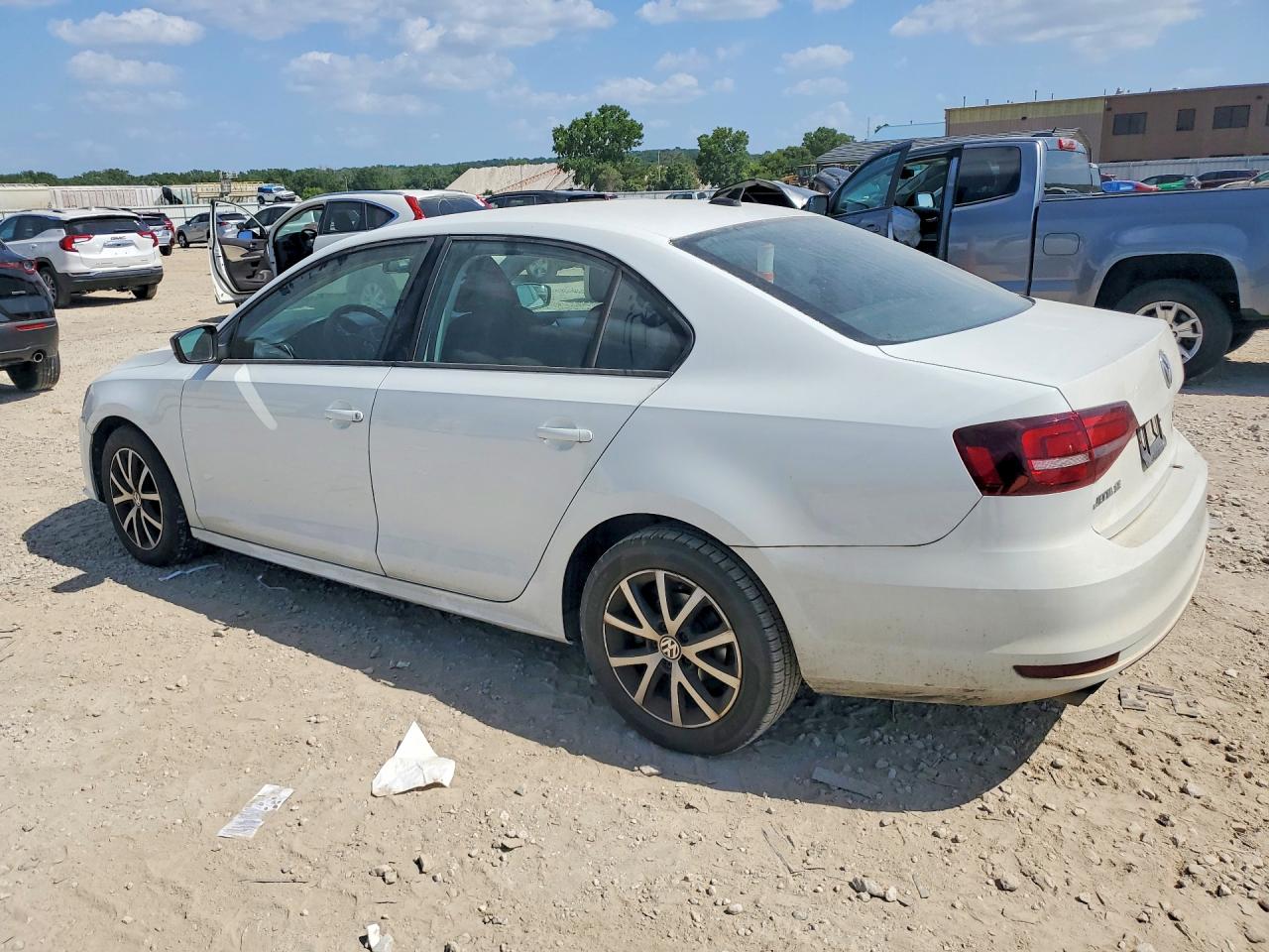 2016 Volkswagen Jetta Se White vin: 3VWD67AJ7GM394553