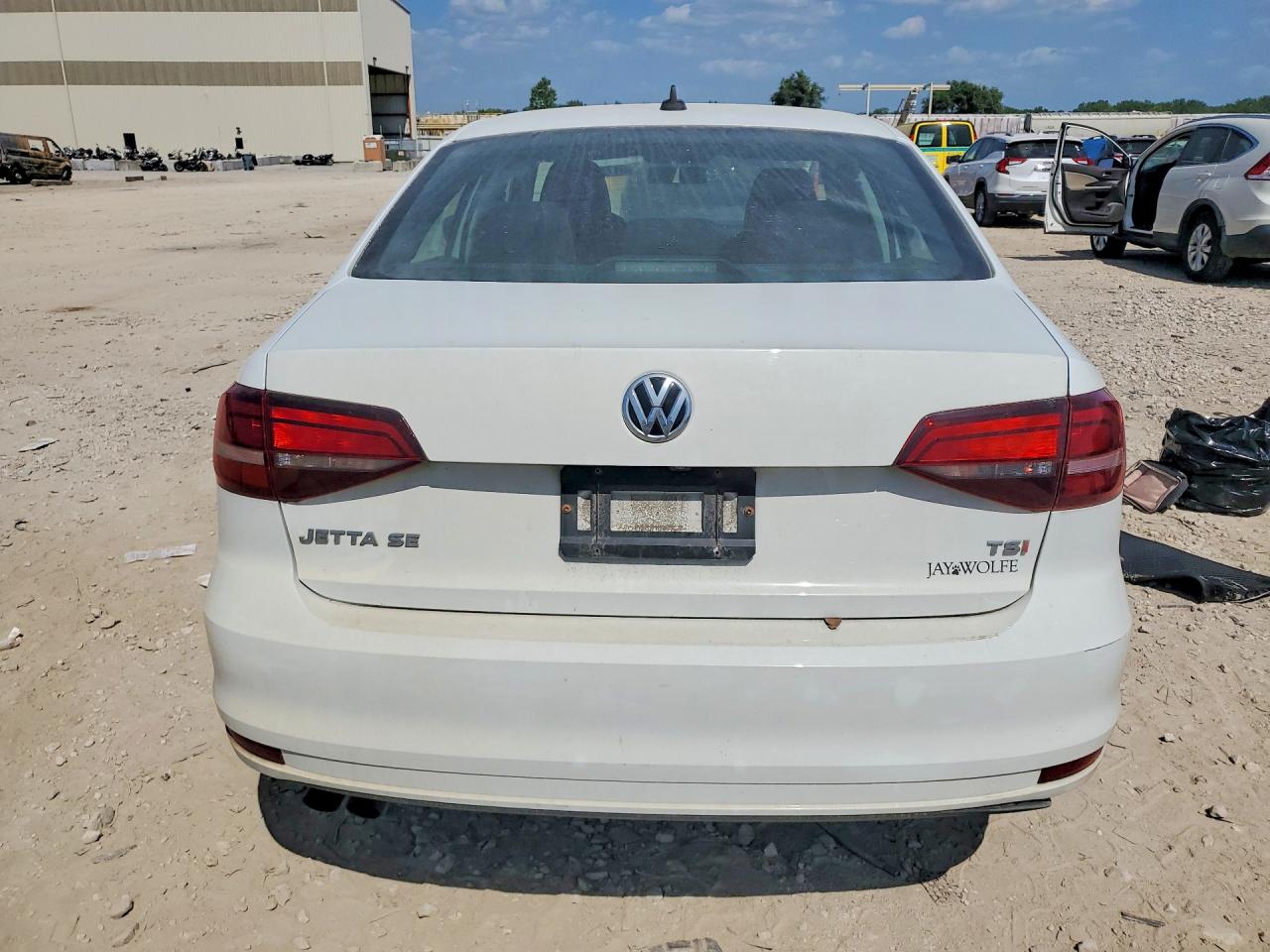 2016 Volkswagen Jetta Se White vin: 3VWD67AJ7GM394553