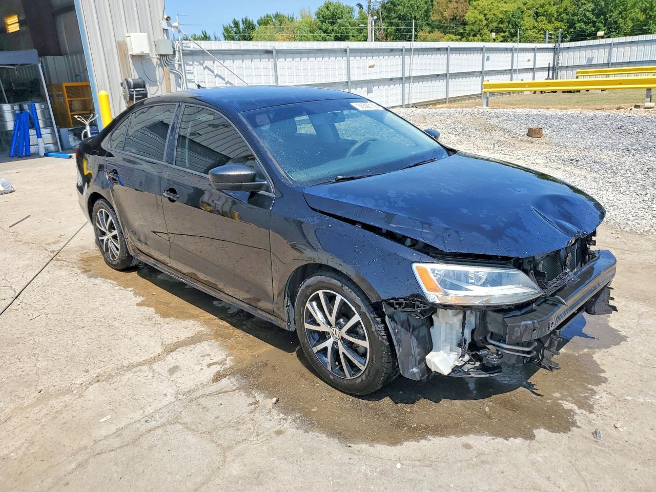 2016 Volkswagen Jetta Se Black vin: 3VWD67AJ8GM266905