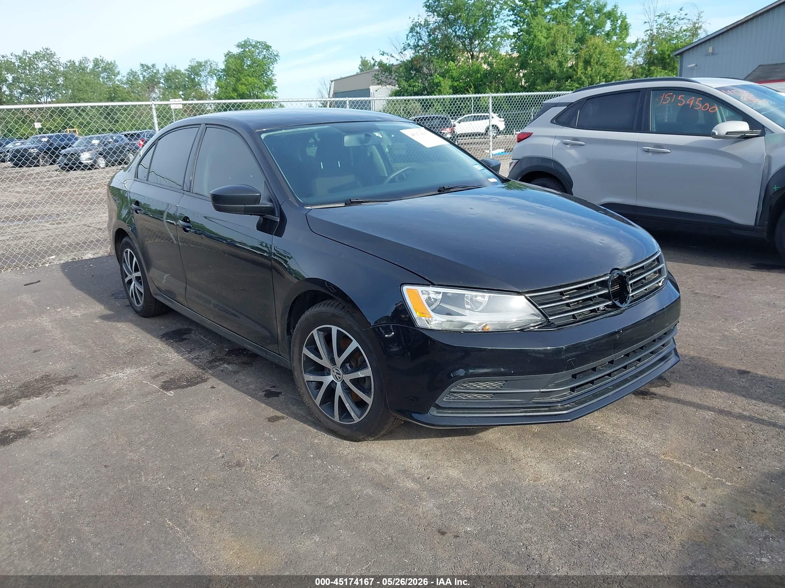2016 Volkswagen Jetta 1.4t Se Black vin: 3VWD67AJ8GM390589