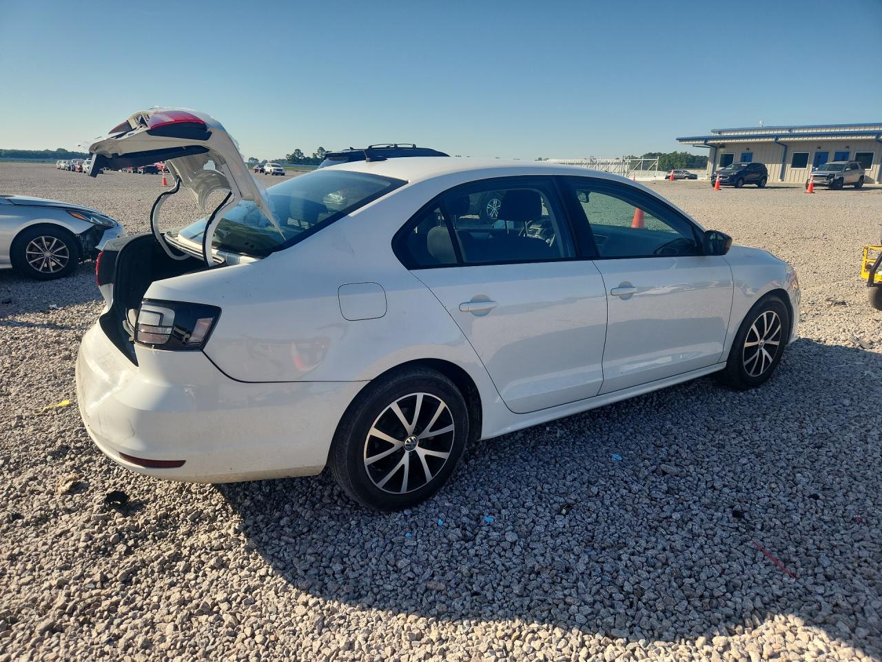 2016 Volkswagen Jetta Se White vin: 3VWD67AJ9GM319014
