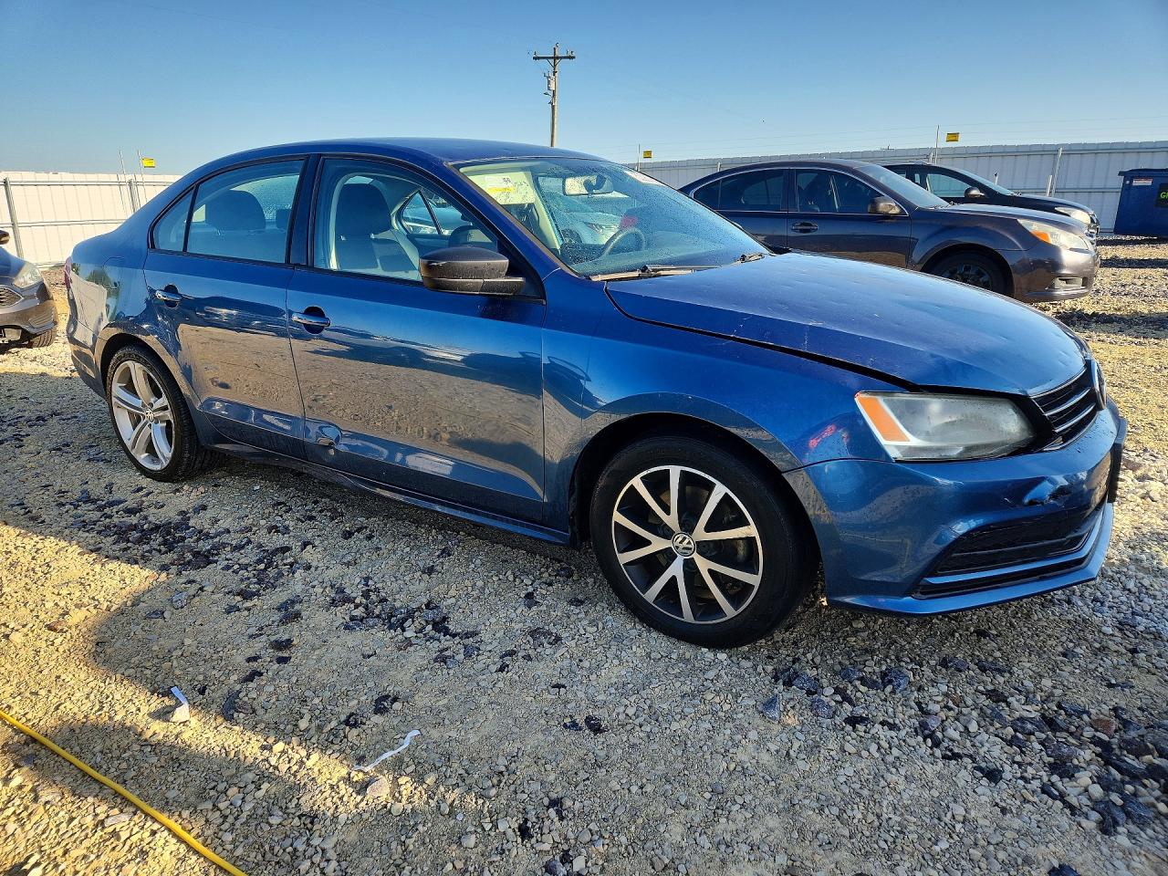 2016 Volkswagen Jetta Se Blue vin: 3VWD67AJXGM345279