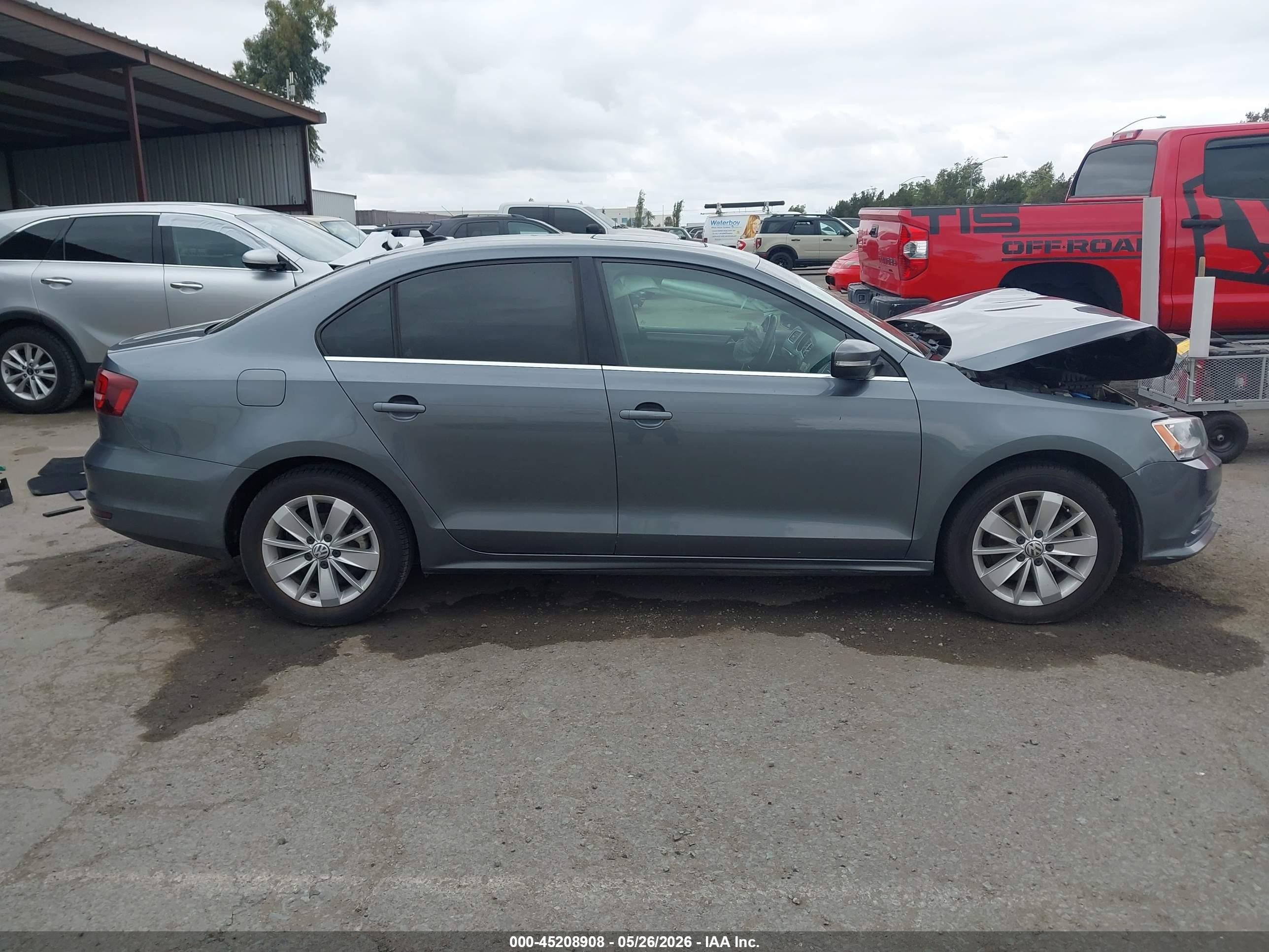 2016 Volkswagen Jetta 1.4t Se Серый vin: 3VWD67AJXGM378623