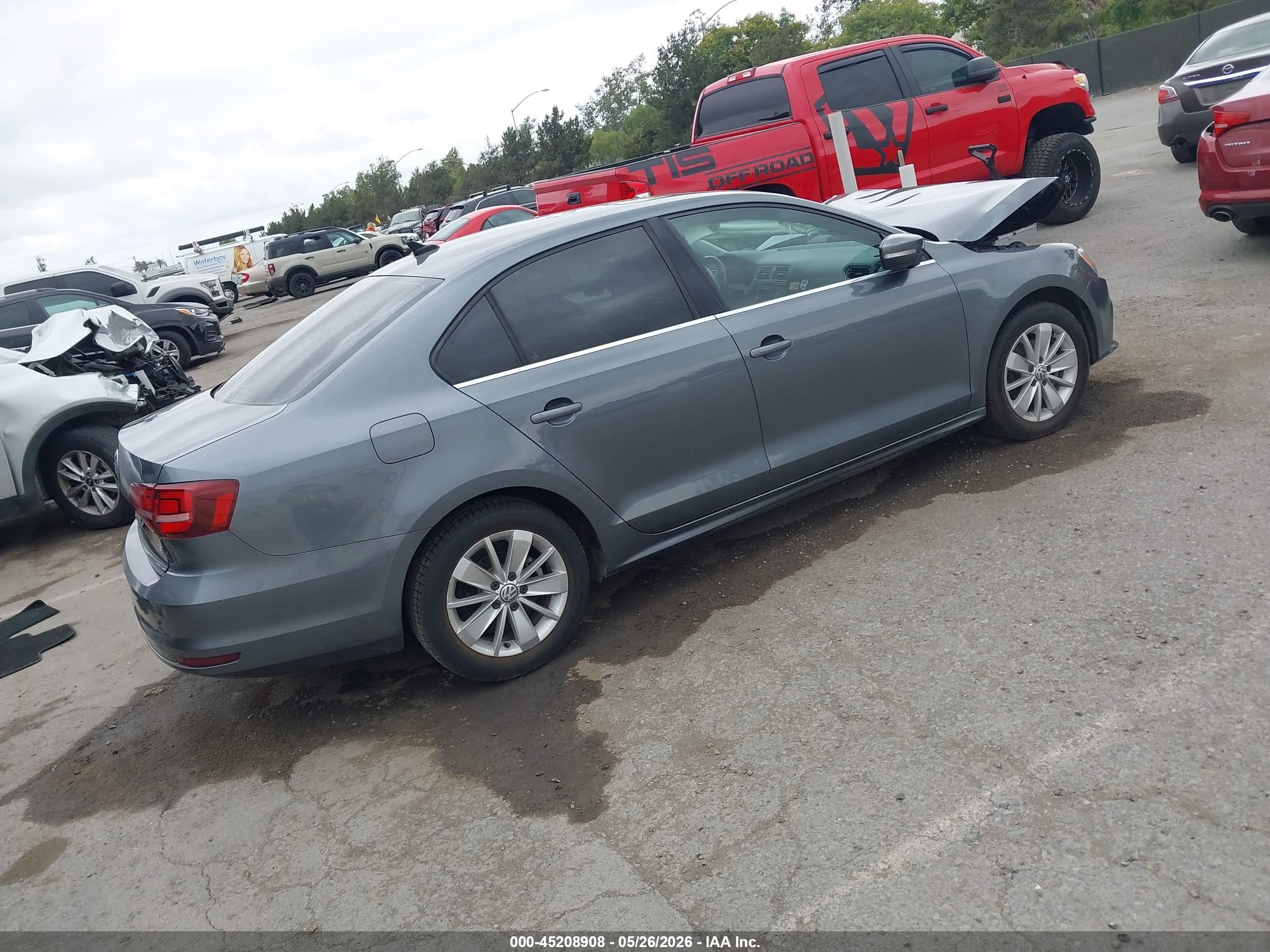 2016 Volkswagen Jetta 1.4t Se Серый vin: 3VWD67AJXGM378623
