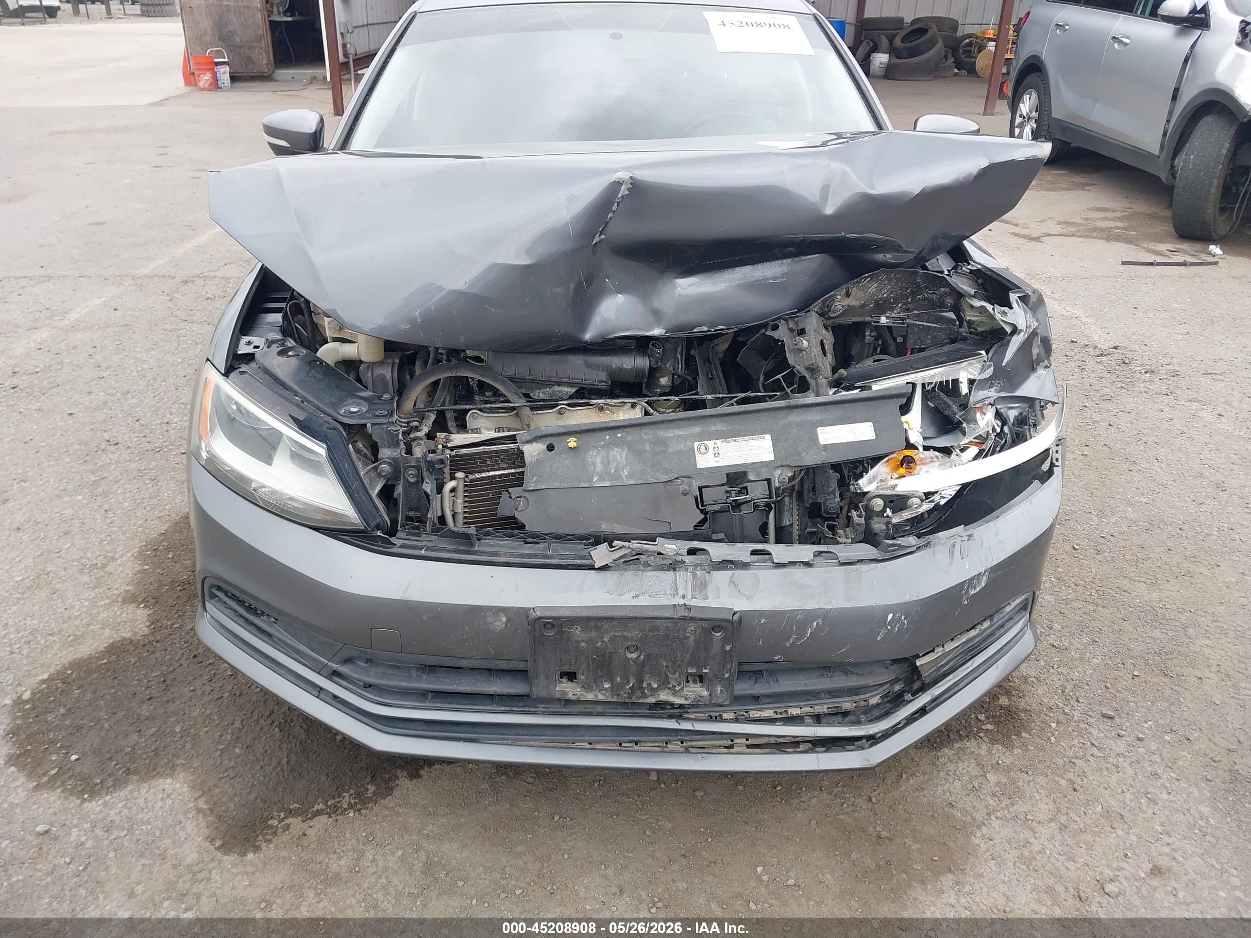 2016 Volkswagen Jetta 1.4t Se Серый vin: 3VWD67AJXGM378623