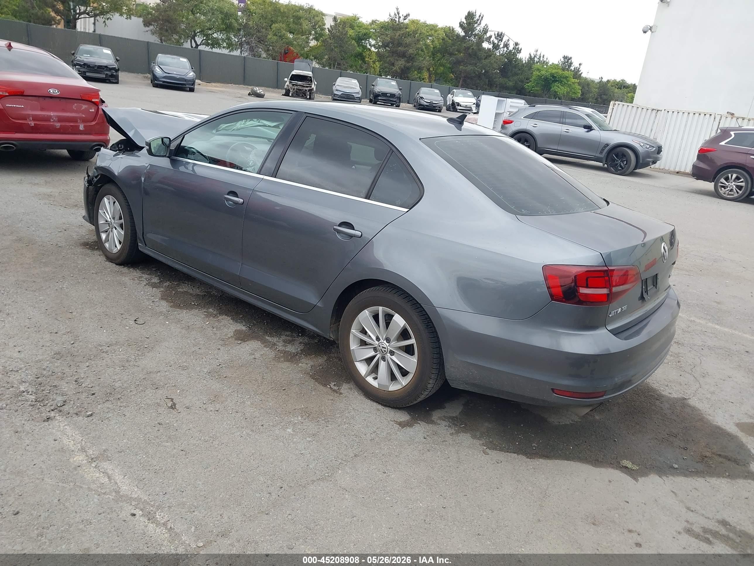 2016 Volkswagen Jetta 1.4t Se Серый vin: 3VWD67AJXGM378623