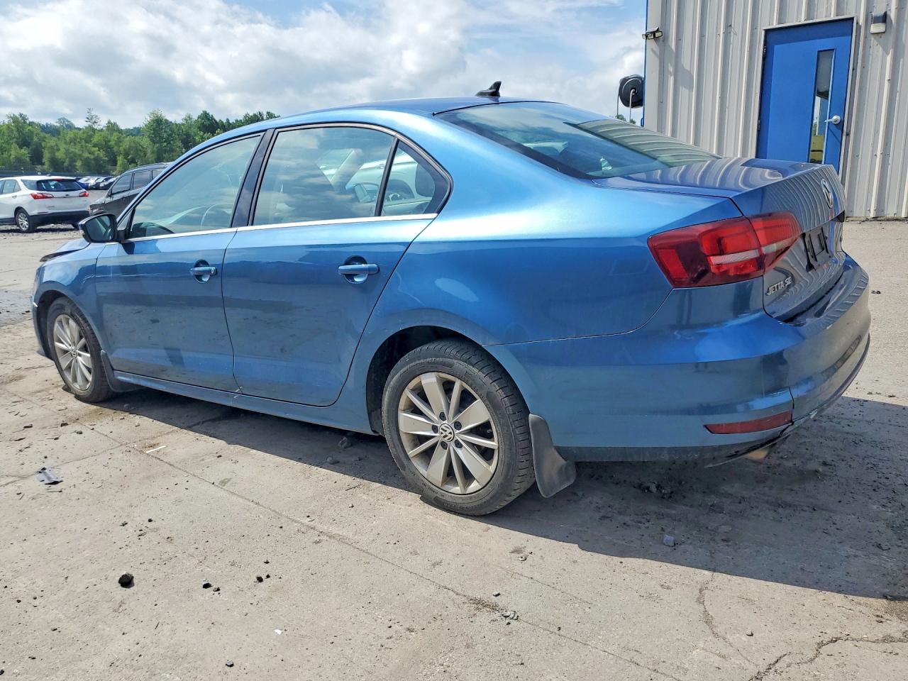 2016 Volkswagen Jetta Se Синий vin: 3VWD67AJXGM415489