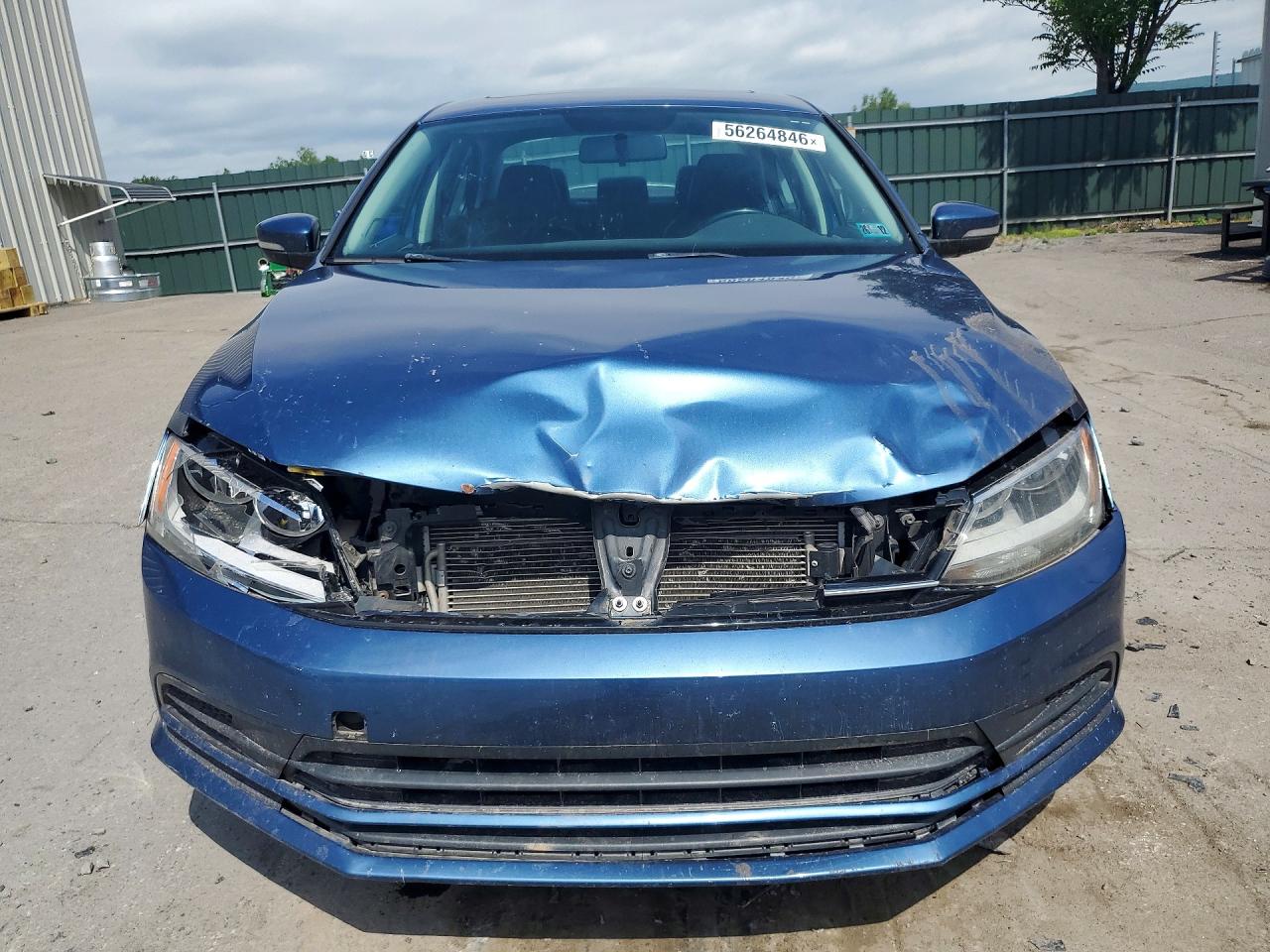 2016 Volkswagen Jetta Se Синий vin: 3VWD67AJXGM415489