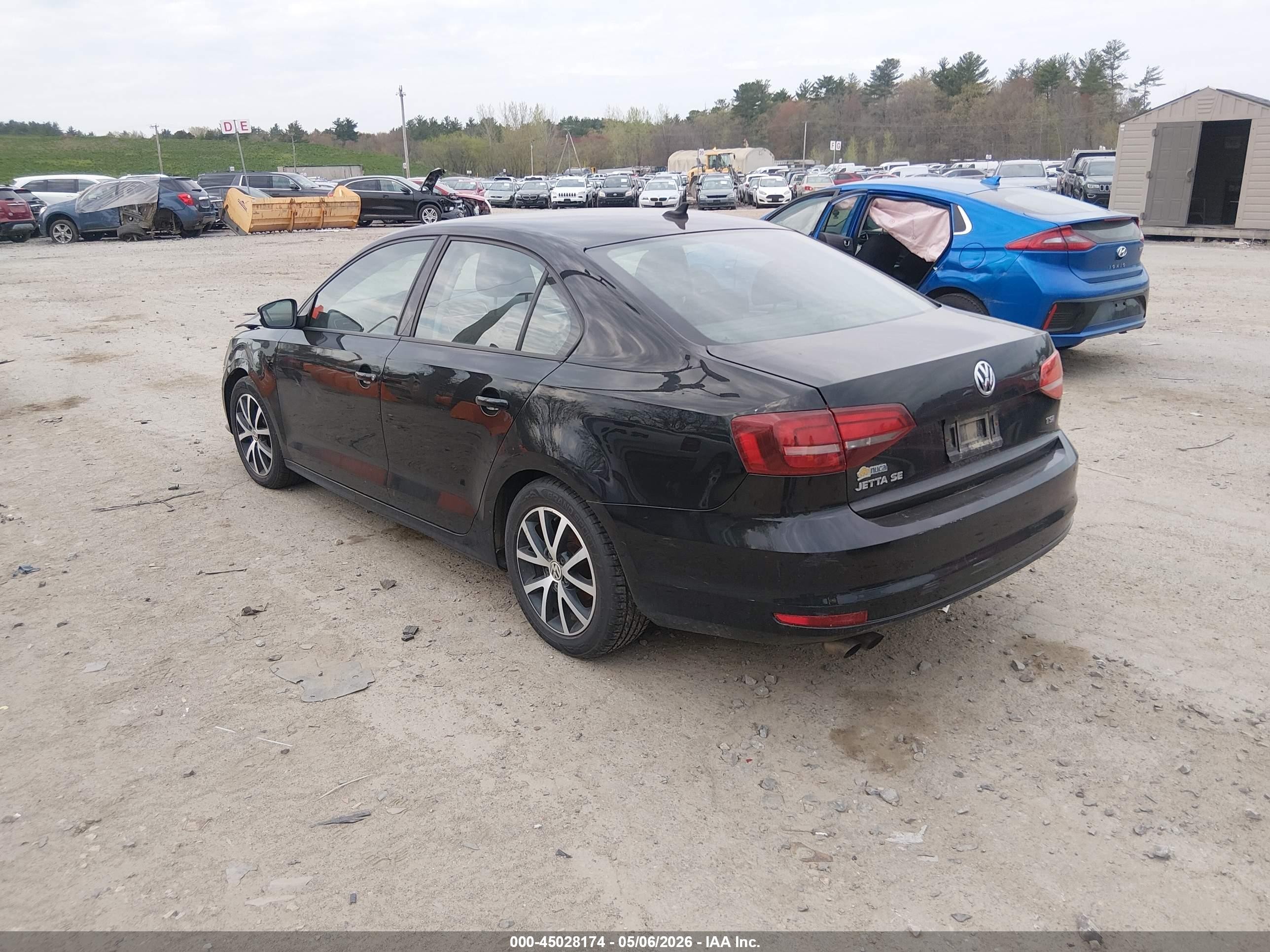 2016 Volkswagen Jetta 1.4t Se Черный vin: 3VWD67AJXGM419381