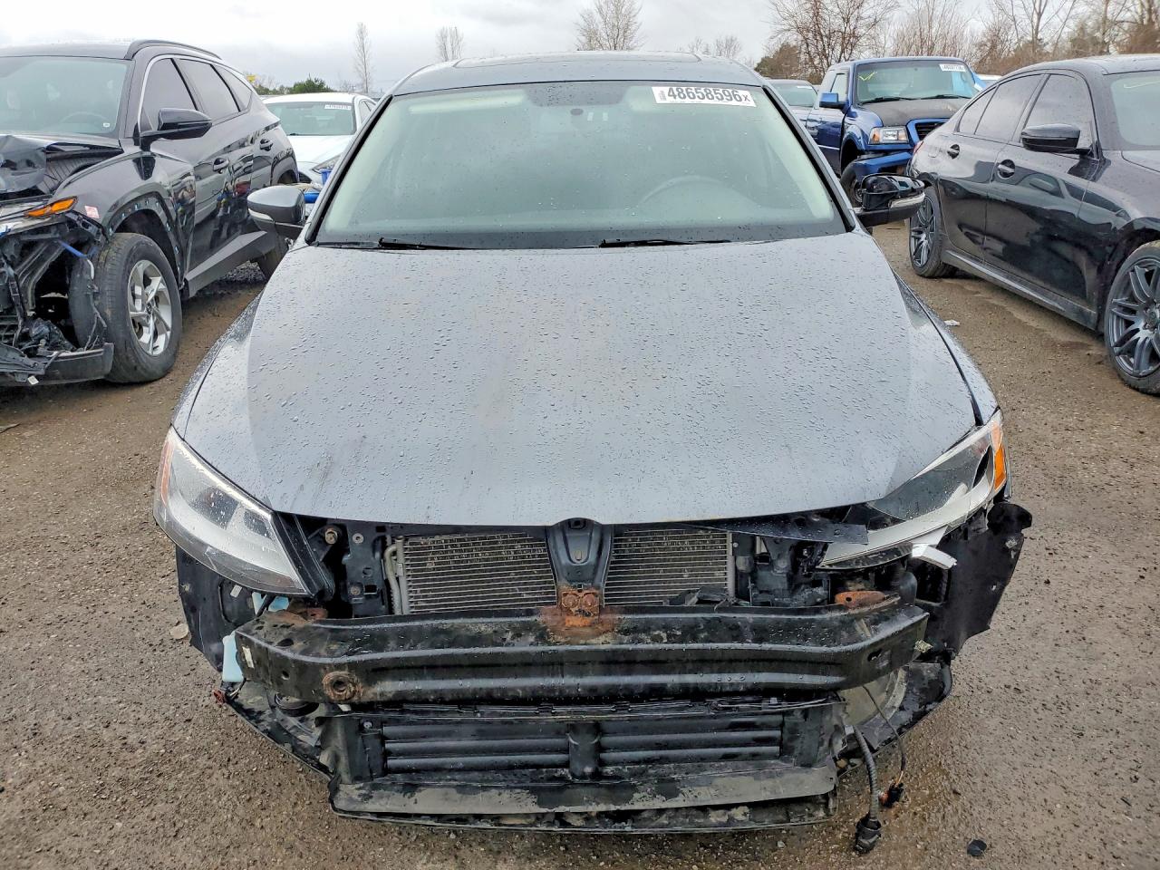 2015 Volkswagen Jetta Tdi Gray vin: 3VWDA7AJ2FM245769