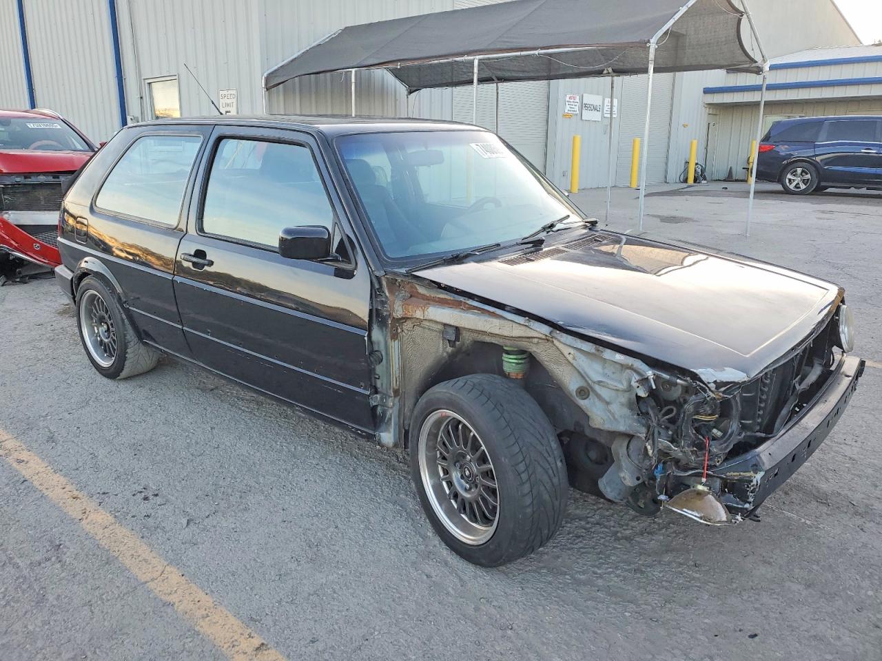 1991 Volkswagen Golf Gti 8v Black vin: 3VWDB21G0MM040646