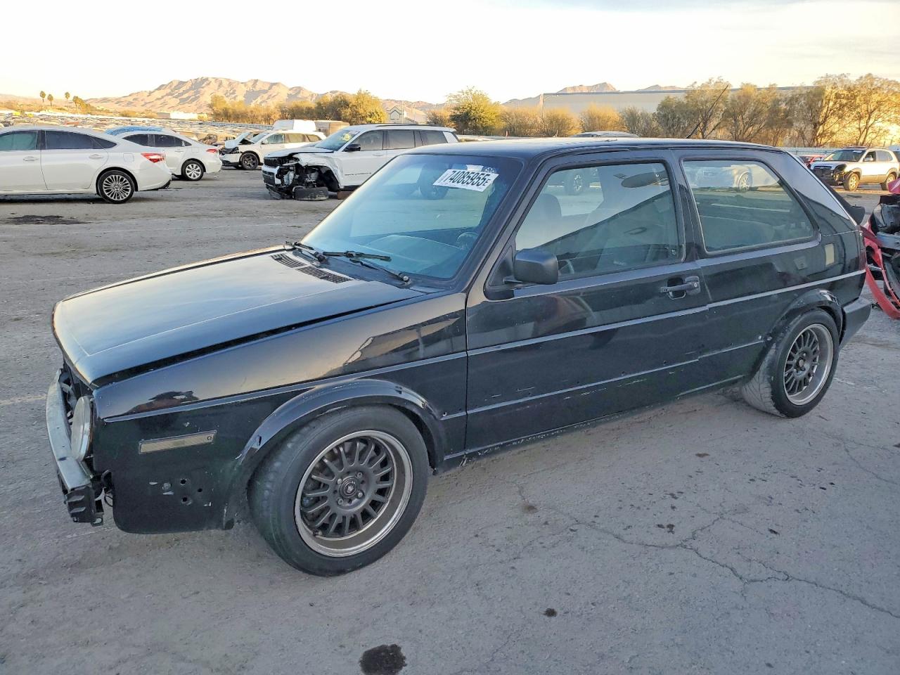 1991 Volkswagen Golf Gti 8v Black vin: 3VWDB21G0MM040646