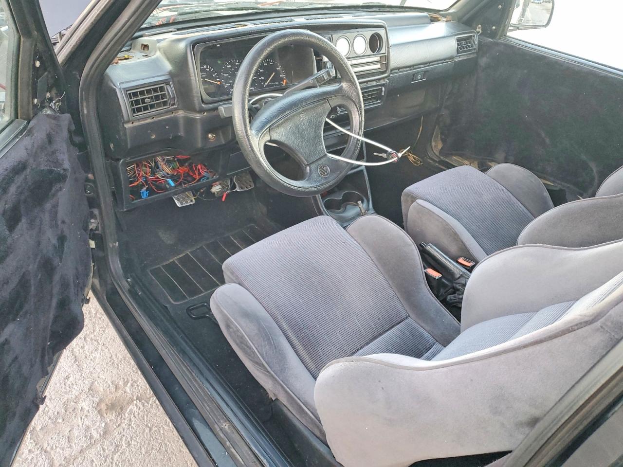 1991 Volkswagen Golf Gti 8v Black vin: 3VWDB21G0MM040646