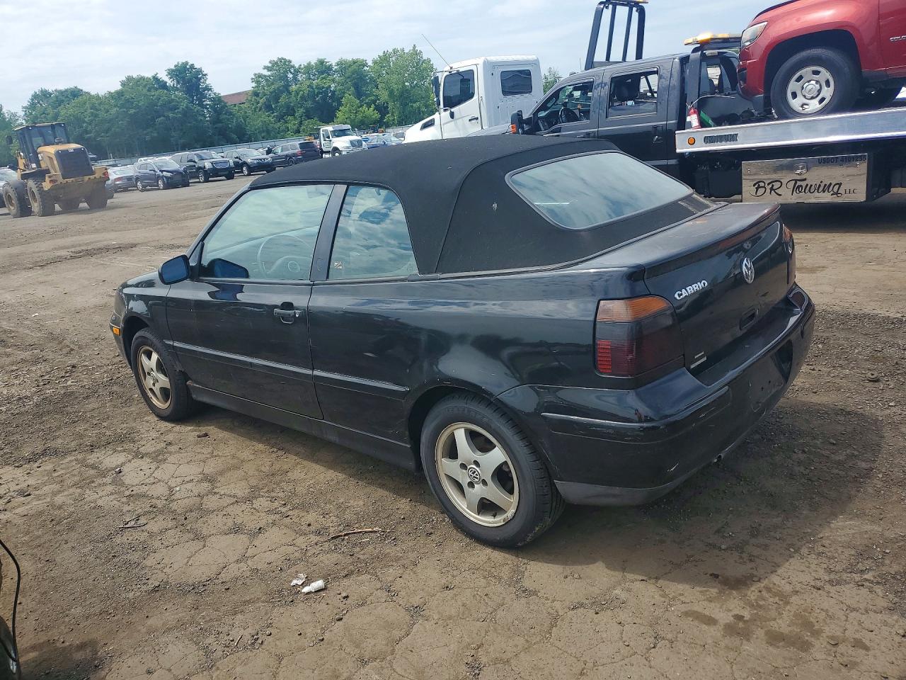 1999 Volkswagen Cabrio Gls Черный vin: 3VWDB61E4XM811538