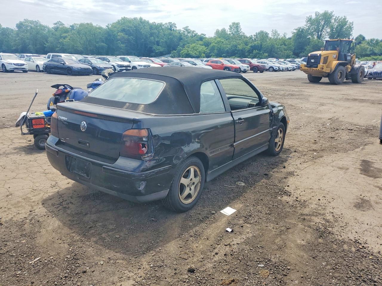 1999 Volkswagen Cabrio Gls Черный vin: 3VWDB61E4XM811538