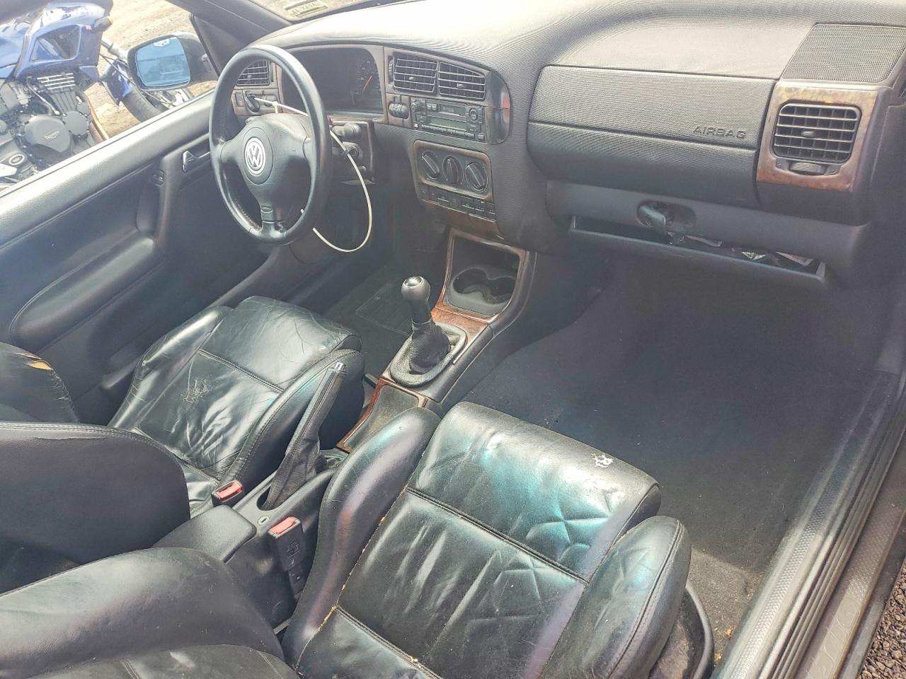 1999 Volkswagen Cabrio Gls Черный vin: 3VWDB61E4XM811538